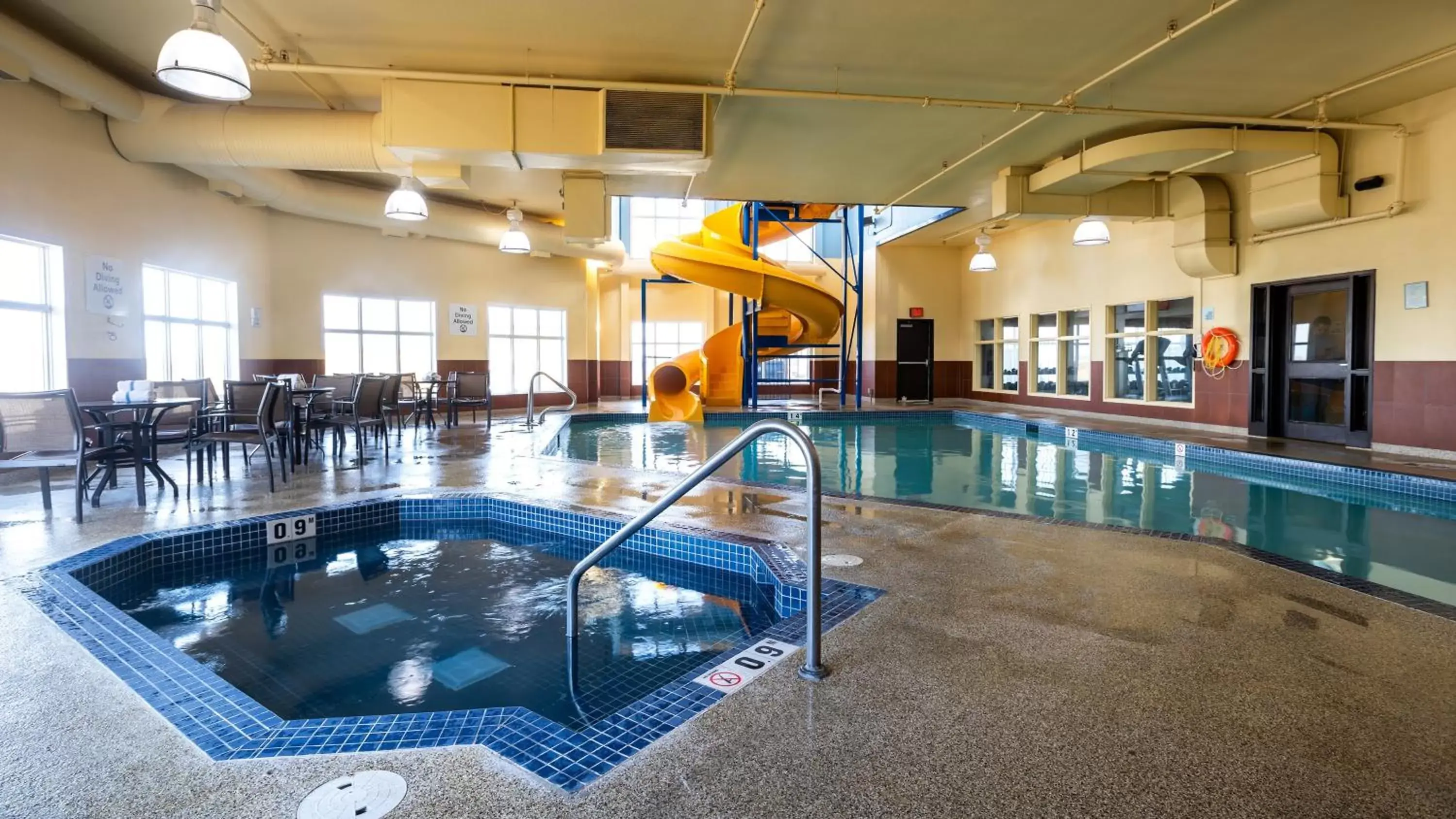 Swimming Pool in Holiday Inn Express Hotel & Suites - Edmonton International Airport, an IHG Hotel