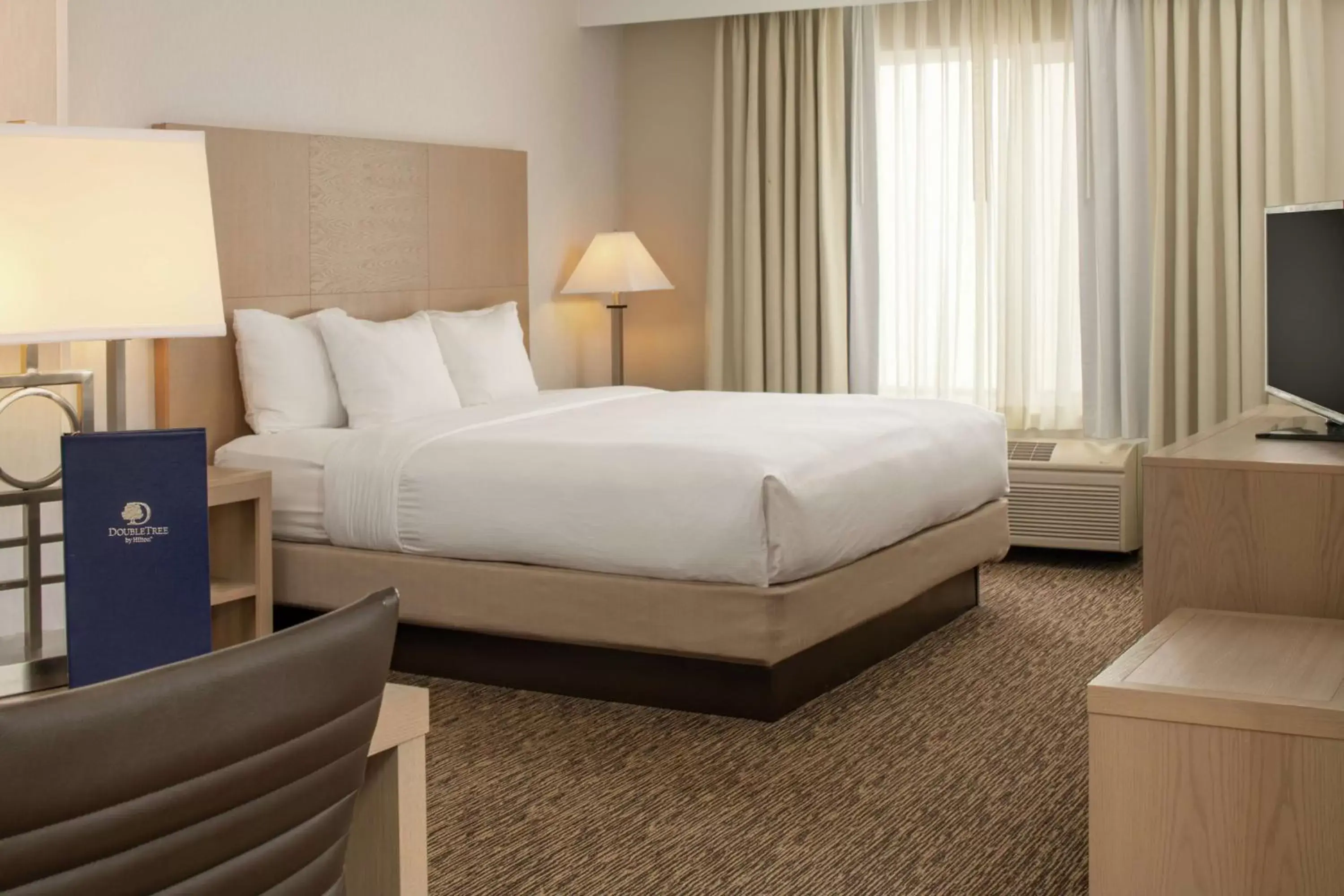 Bed in DoubleTree by Hilton Portland Tigard