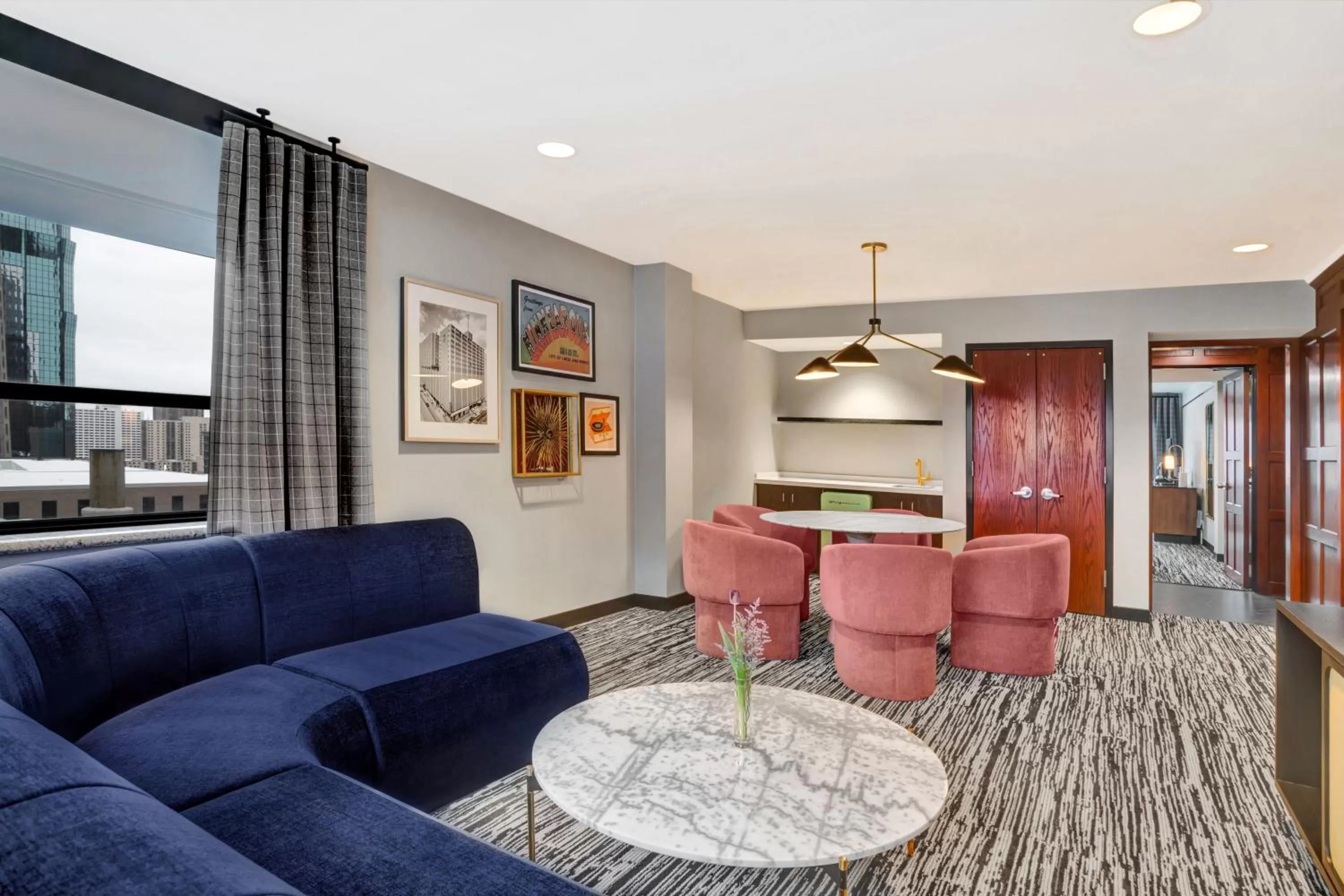 Living room in Hotel Indigo - Minneapolis Downtown by IHG