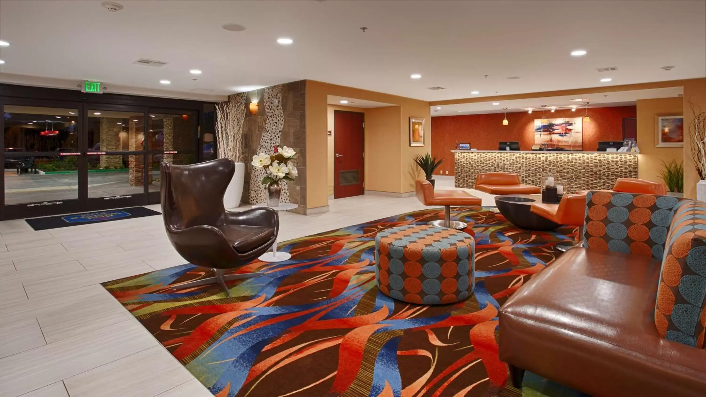 Lobby or reception, Lobby/Reception in Best Western Plus Fresno Airport Hotel