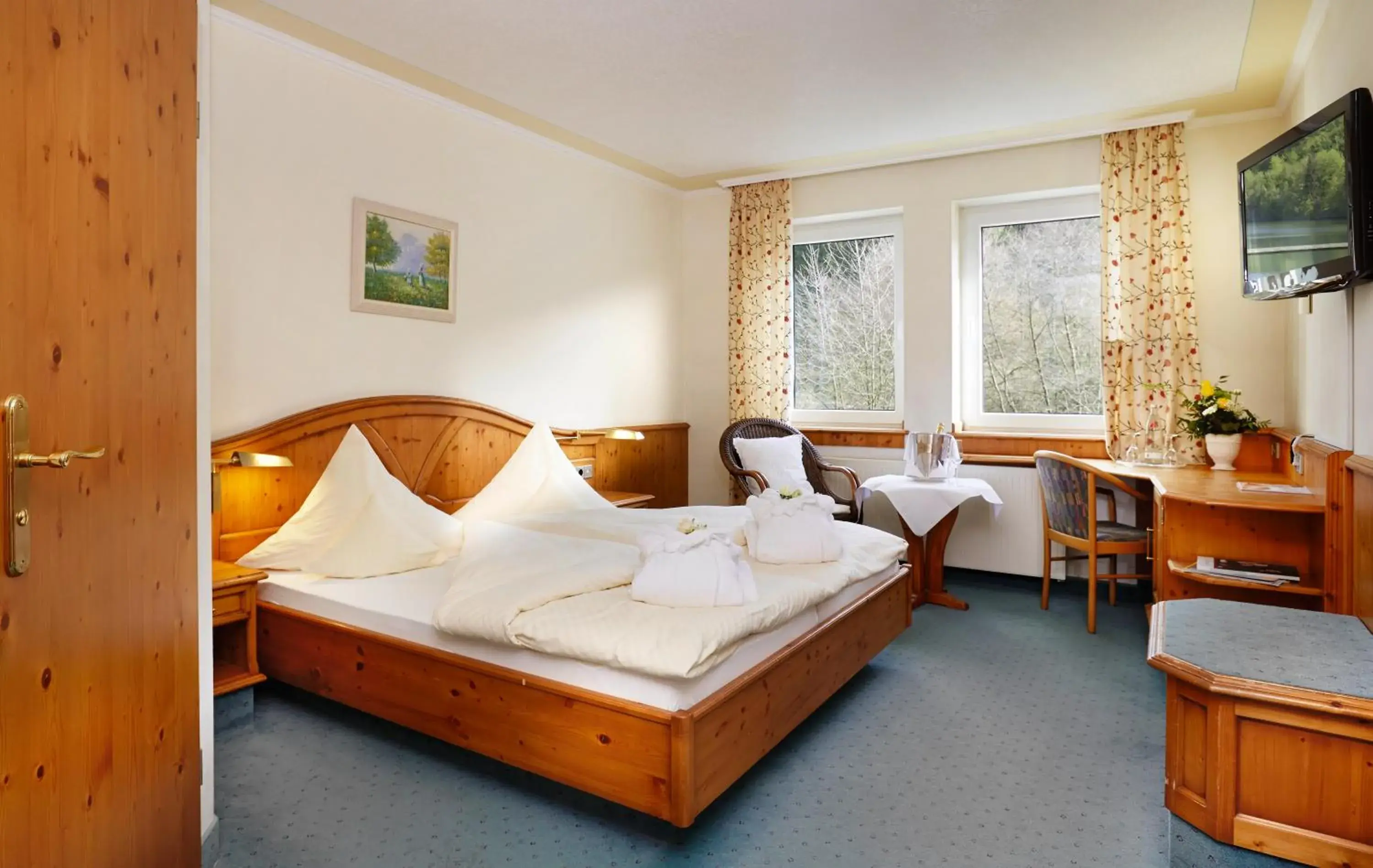 Photo of the whole room, Bed in Landhaus Wacker