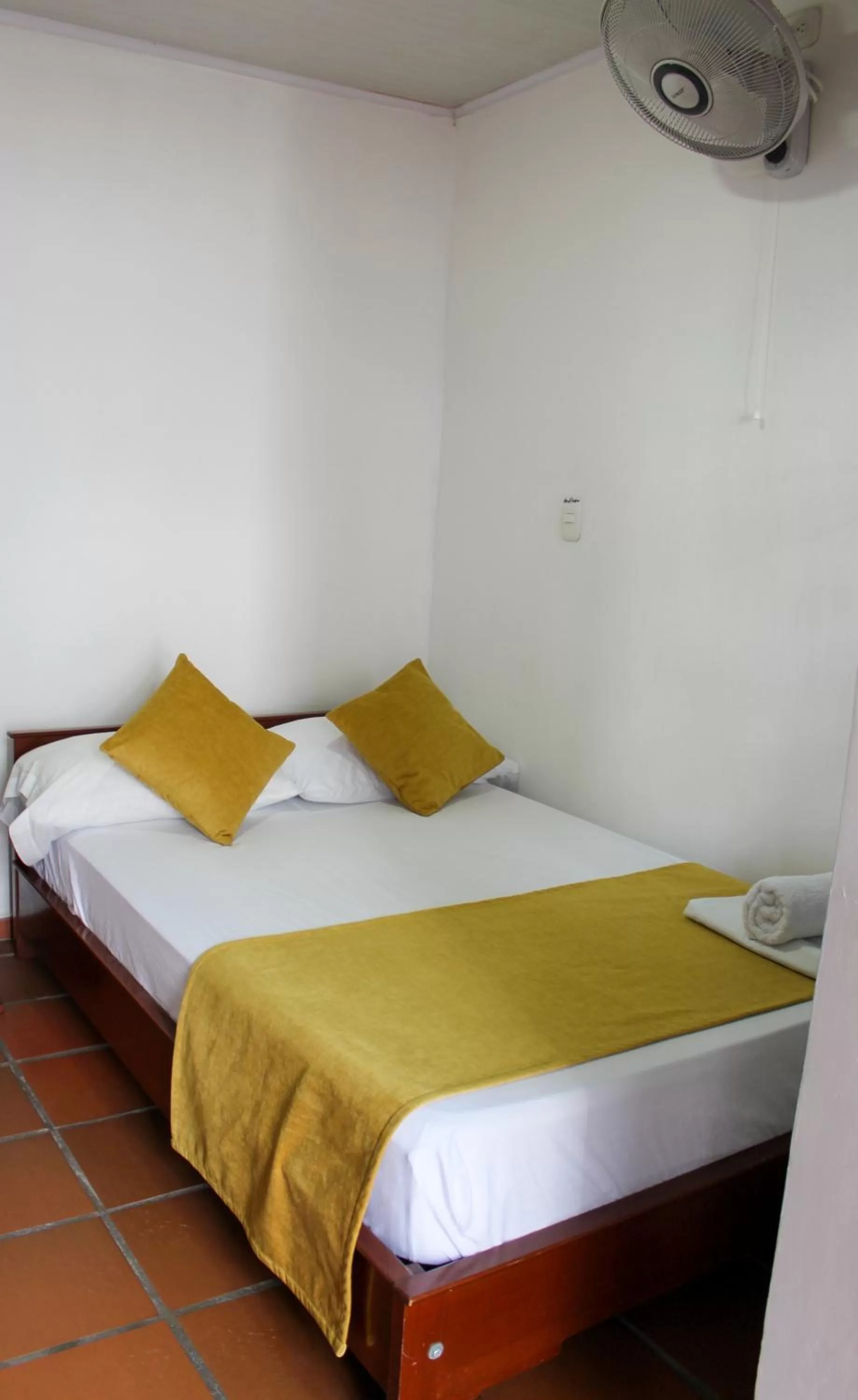 Bed in Hotel Colonial San Felipe