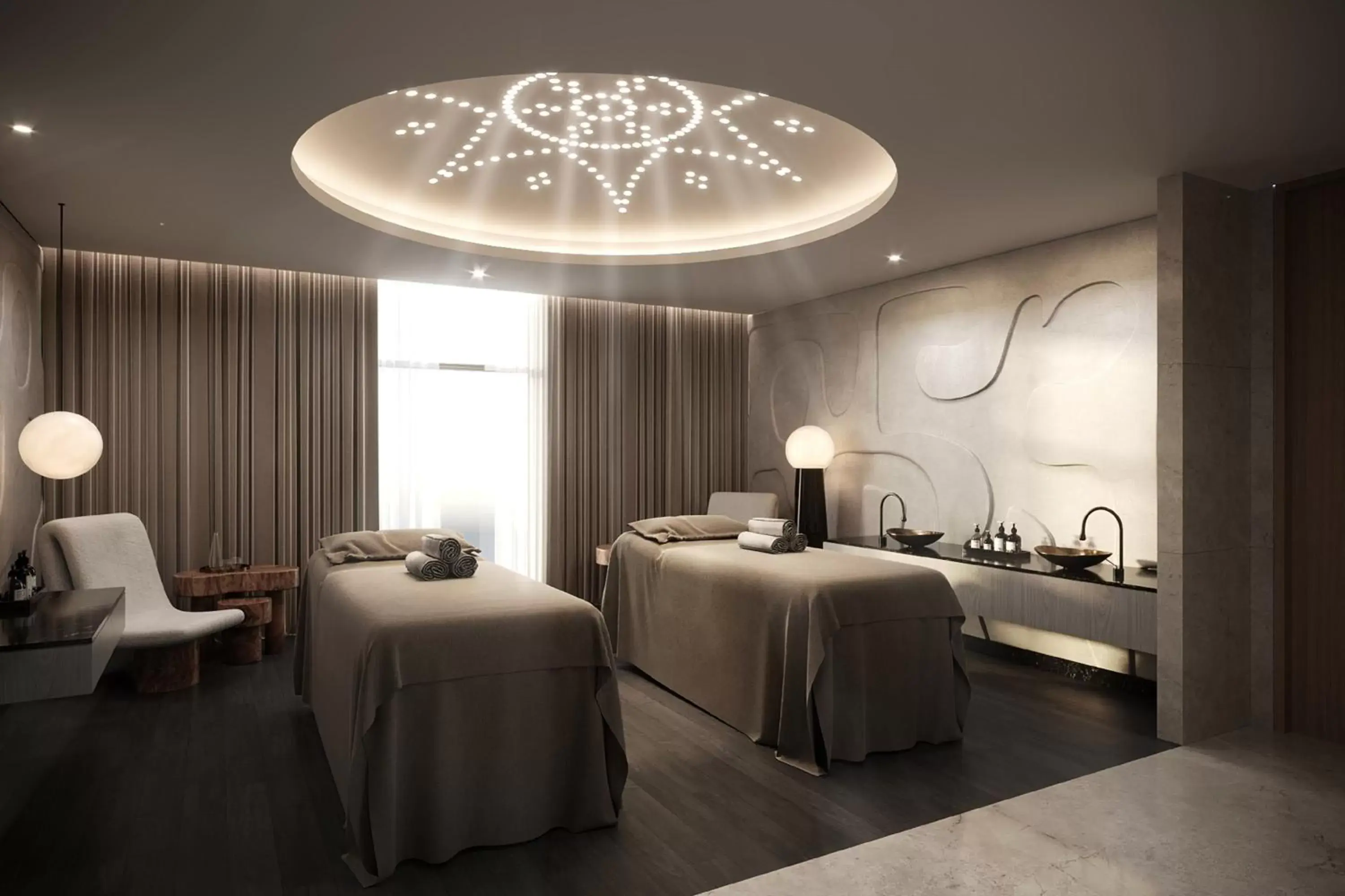 Spa and wellness centre/facilities, Bed in Abesq Doha Hotel and Residences