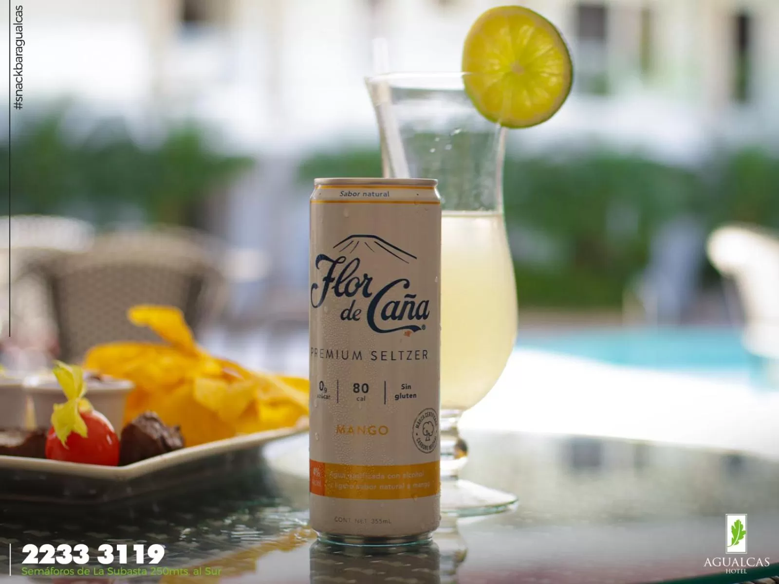 Swimming pool in Hotel Agualcas