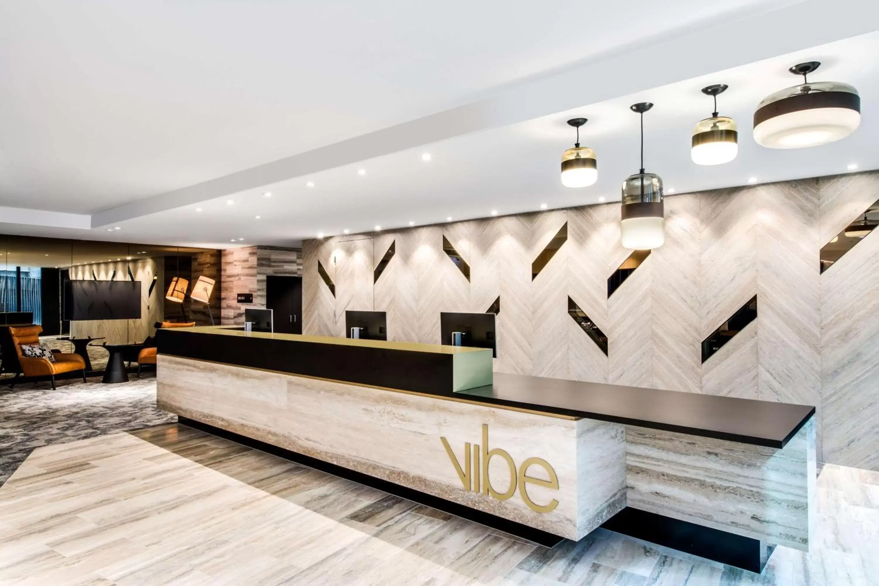 Lobby or reception in Vibe Hotel North Sydney Lobby or reception in Vibe Hotel North Sydney