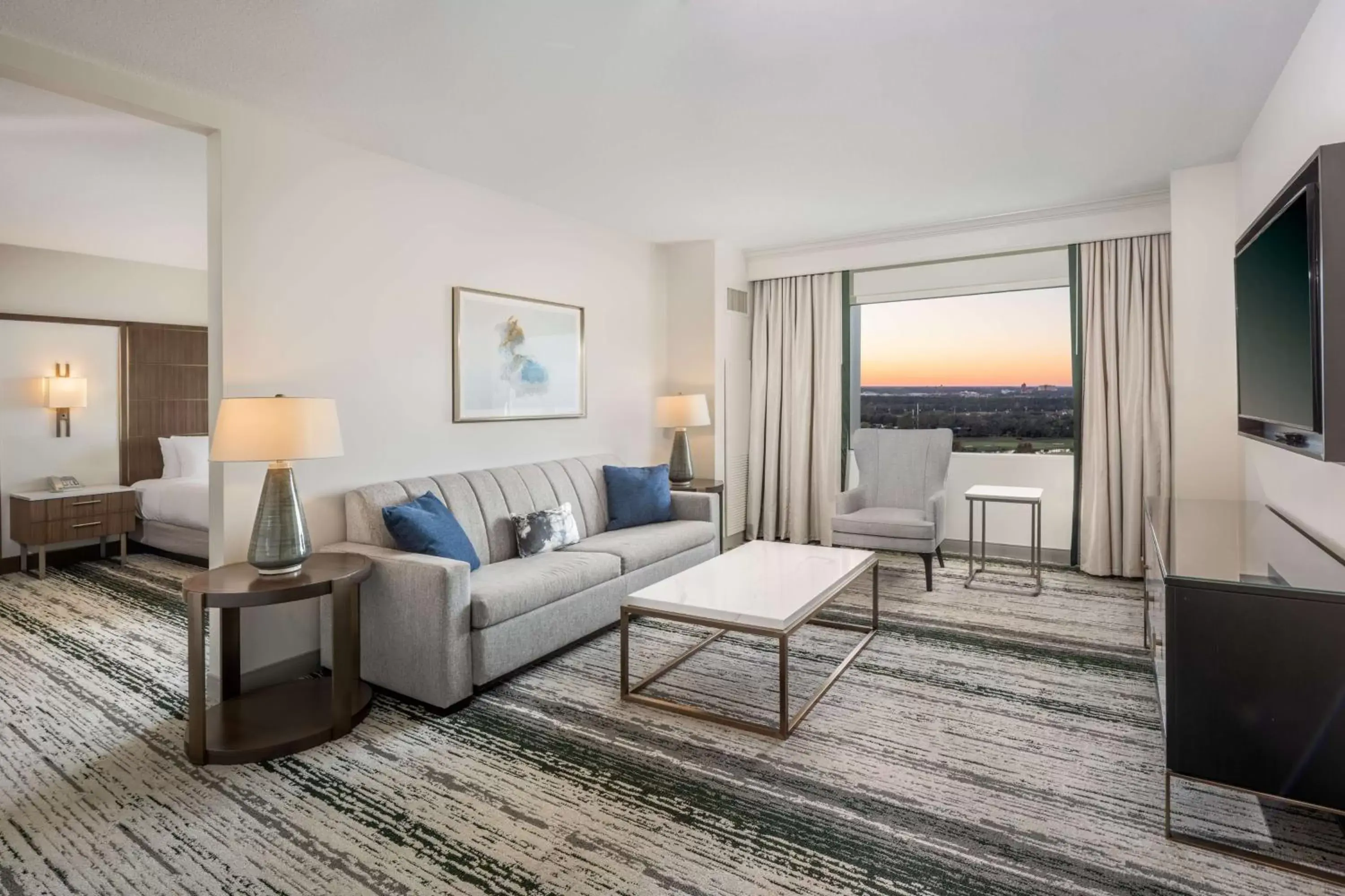 Junior King Suite - Disability Access/Roll-In Shower in Signia by Hilton Orlando Bonnet Creek Junior King Suite - Disability Access/Roll-In Shower in Signia by Hilton Orlando Bonnet Creek