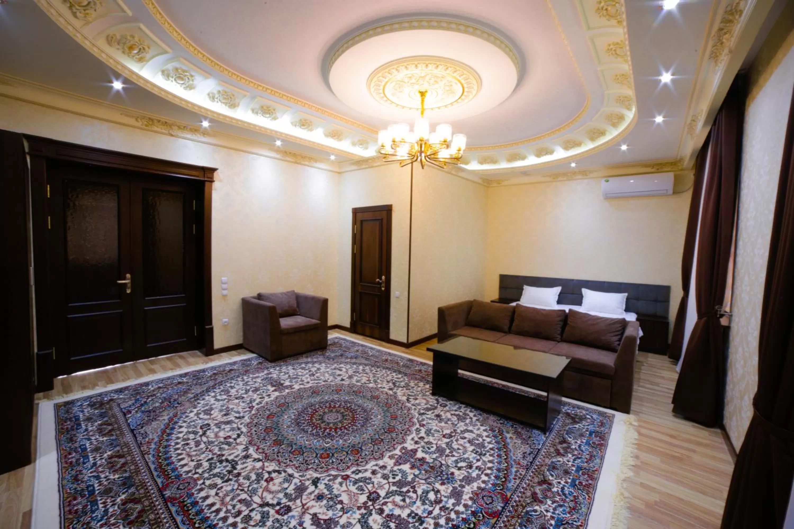 Seating area, Bed in Alliance Hotel Tashkent