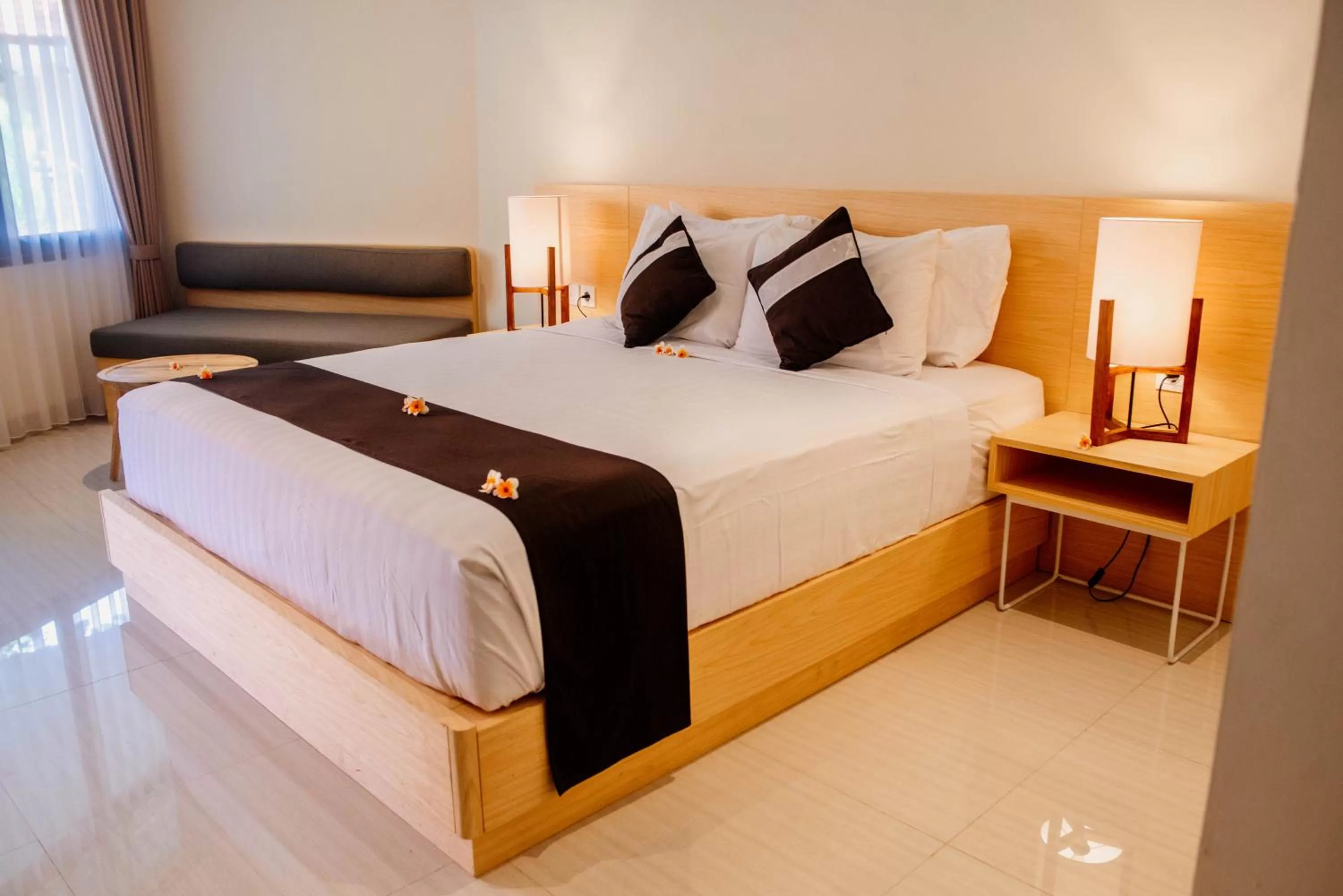 Bedroom, Bed in New Sunari Lovina Beach Resort