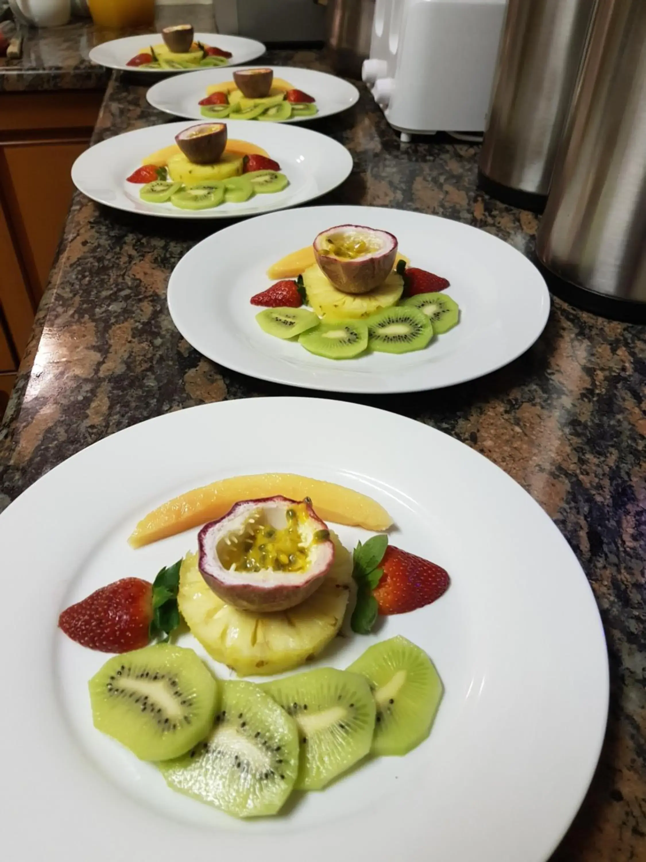 Food close-up in Riversong Guest House