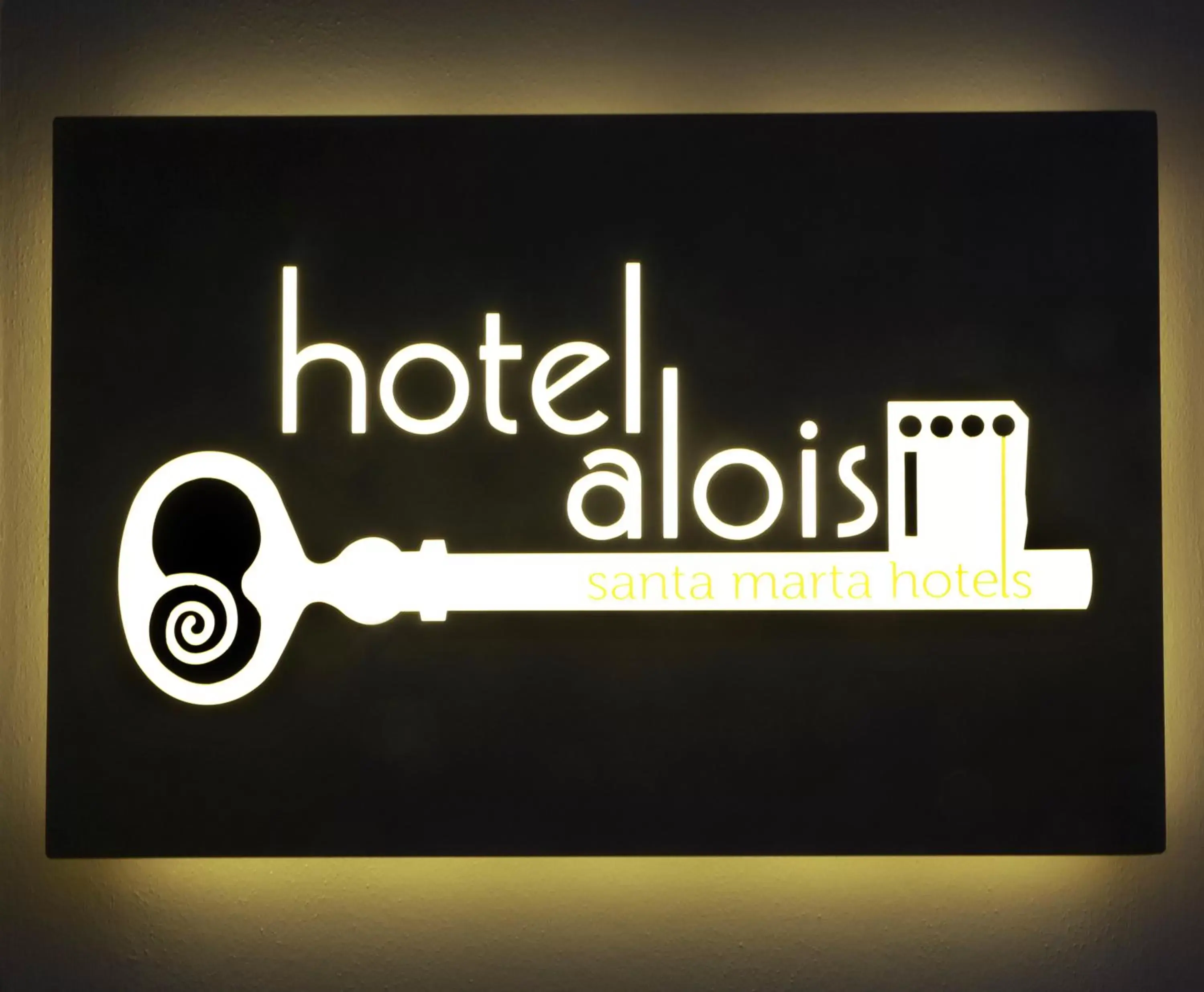 Property logo or sign in Hotel Aloisi