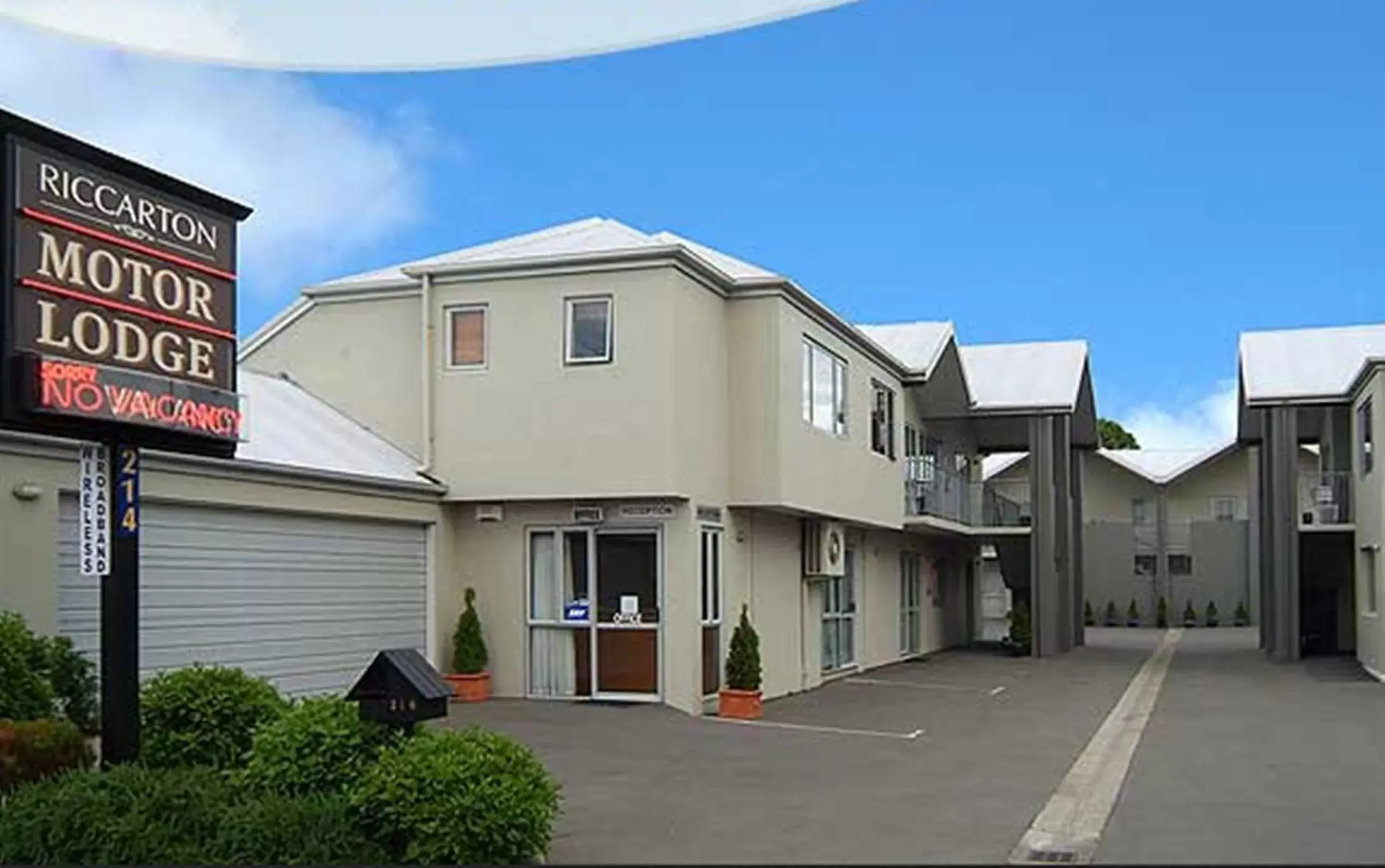 Facade/entrance in Riccarton Motor Lodge