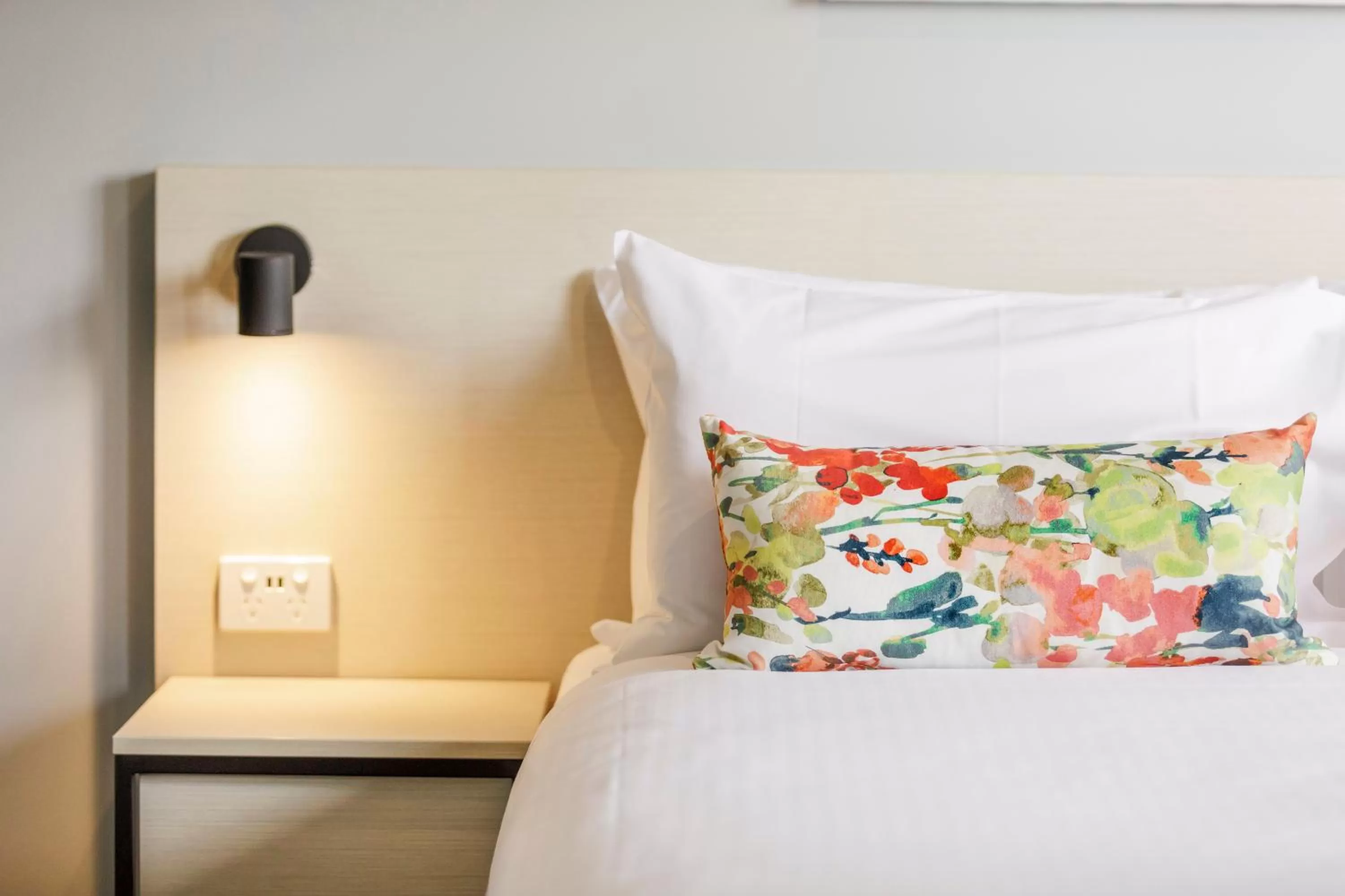 Decorative detail, Bed in Nightcap at Findon Hotel