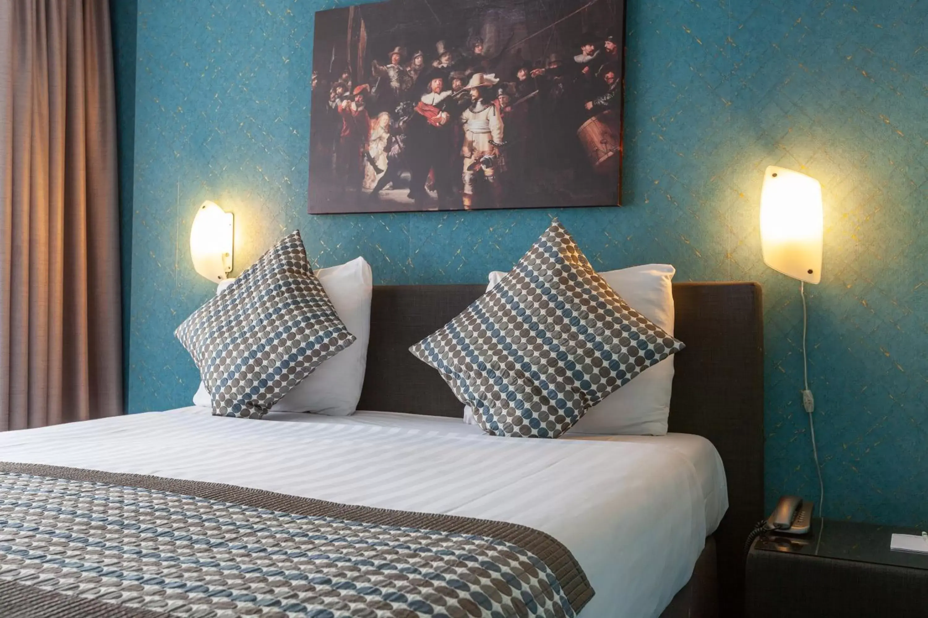 Bedroom, Bed in Amsterdam Hotel Uithoorn