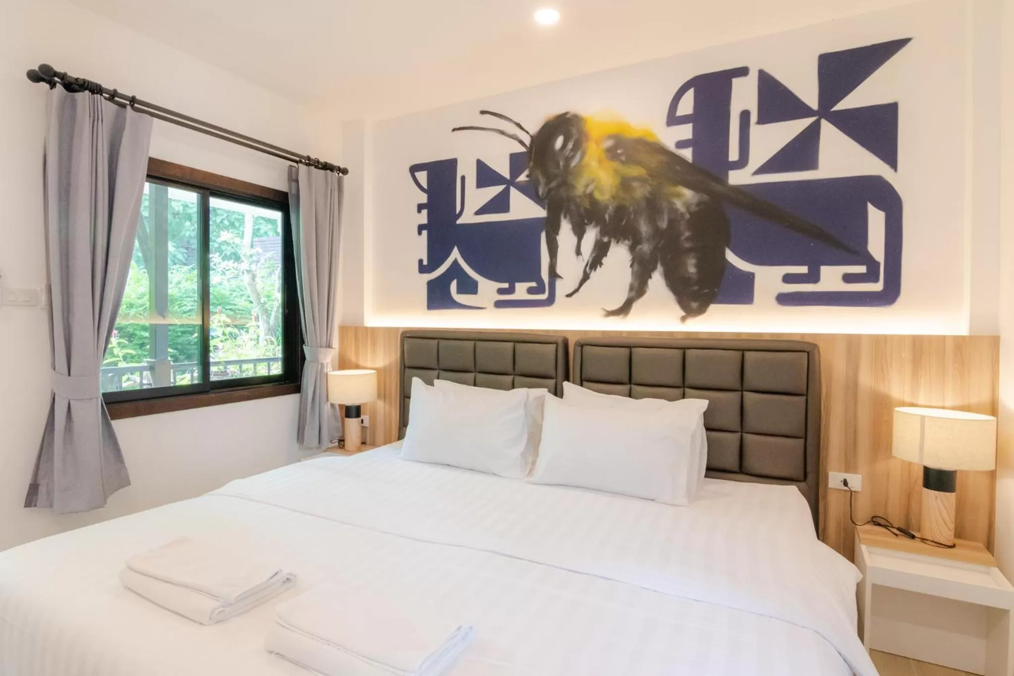 Bed in นายก่ายหมอน Nine-Kai-Mon