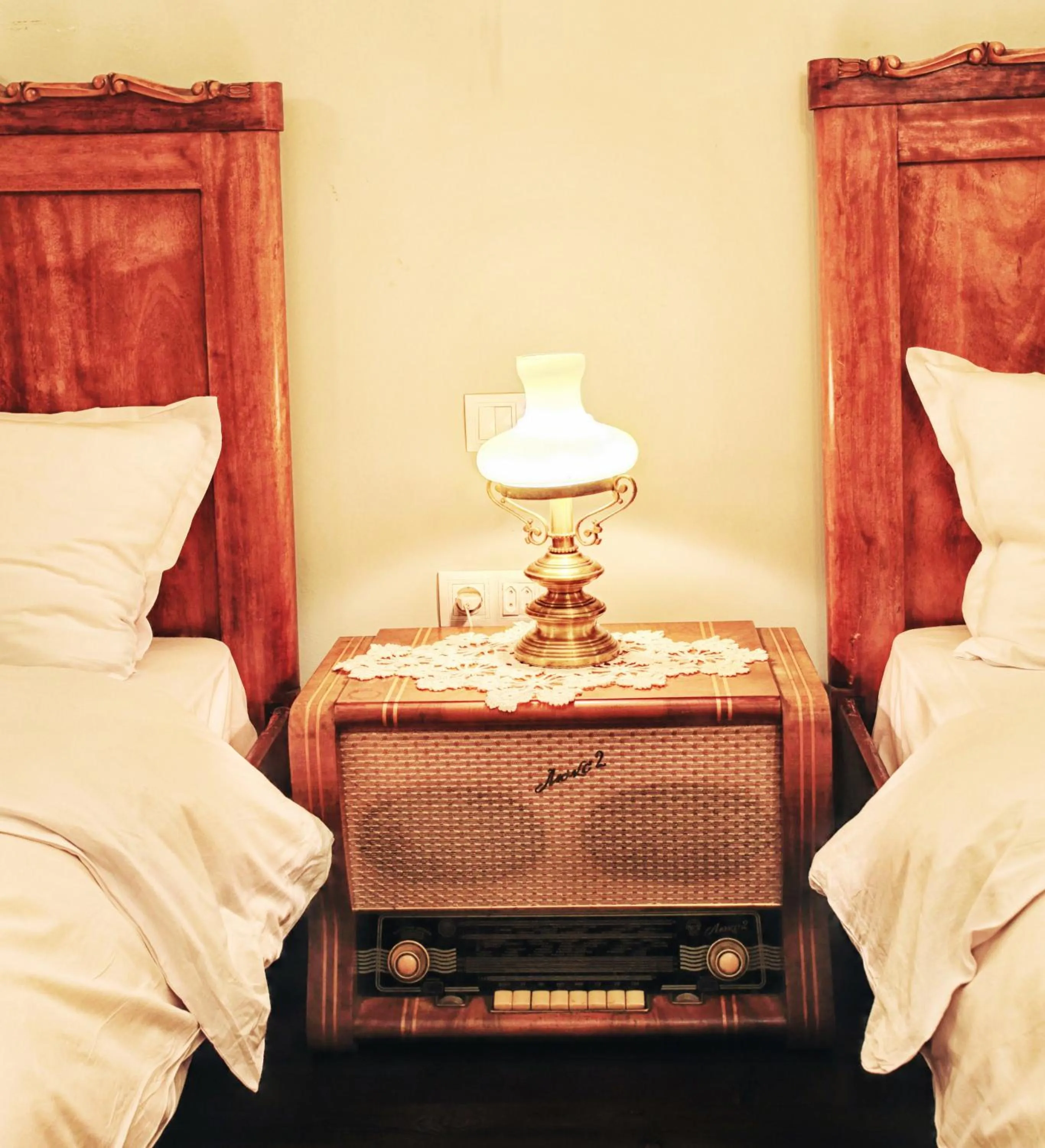 Decorative detail, Bed in Hotel Evmolpia