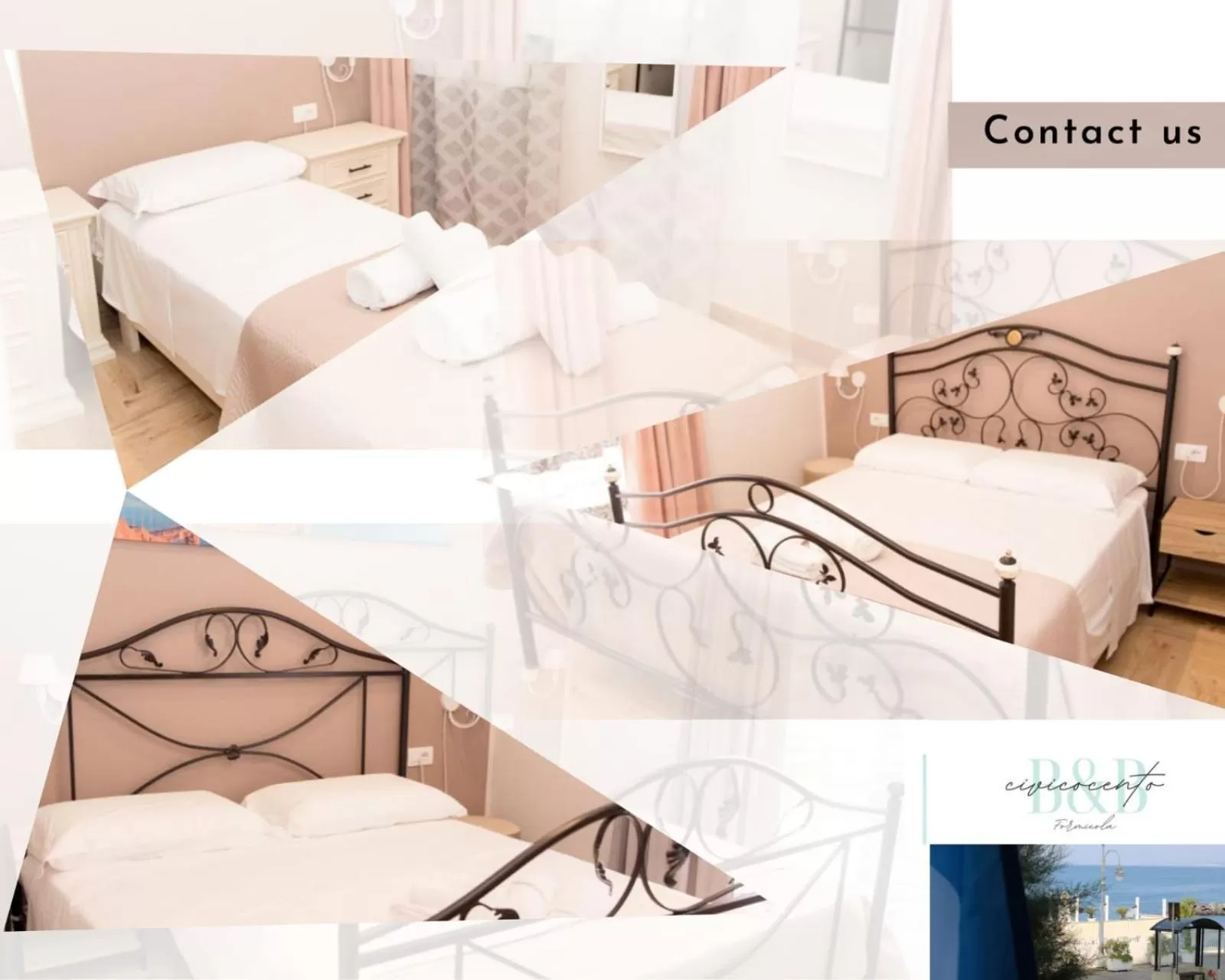 Bedroom, Bed in B&B Civicocento