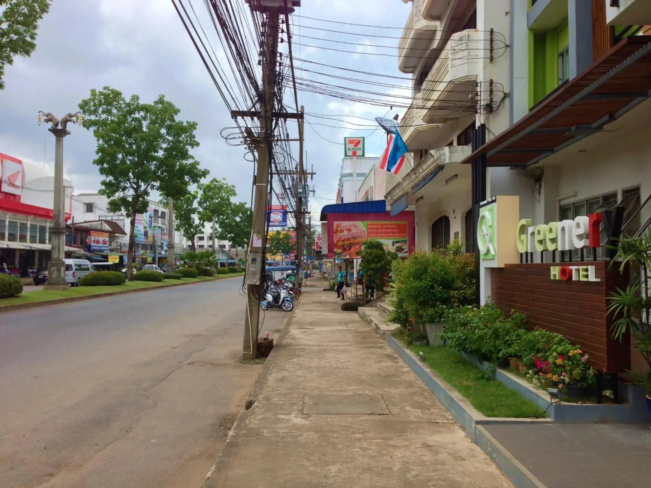 Shopping Area in The Greenery Hotel