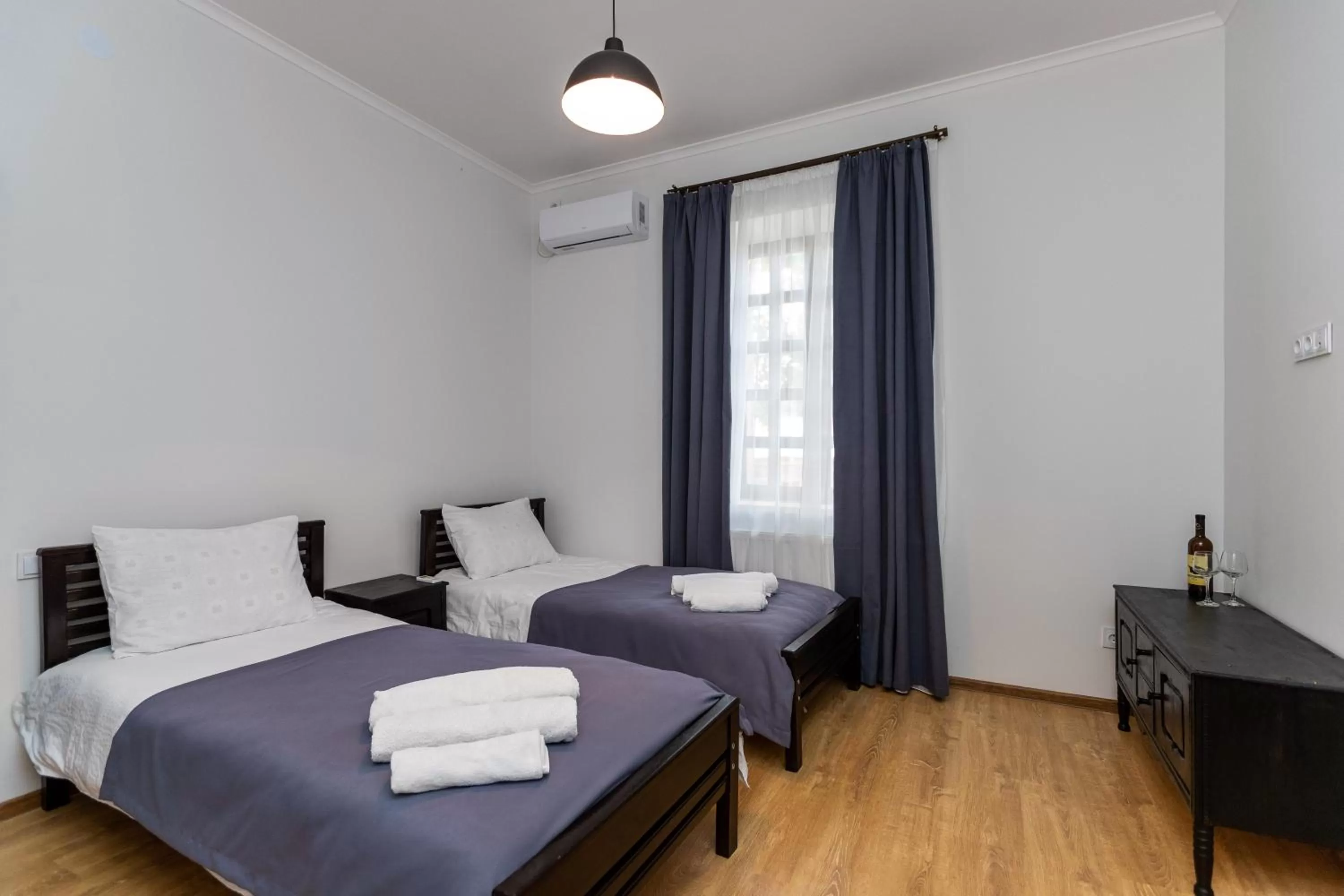 Bedroom, Bed in Grape House