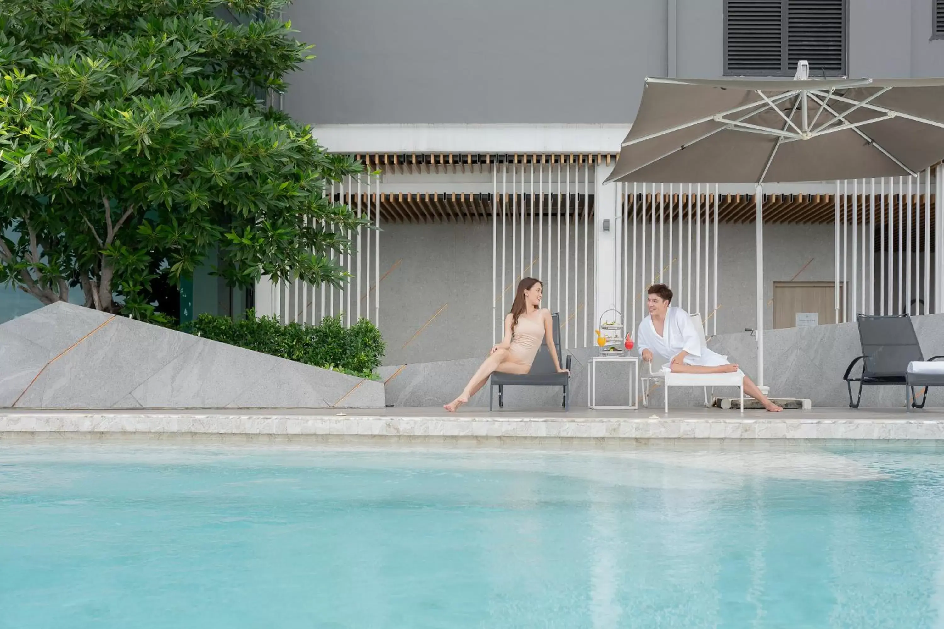 Pool view, Swimming Pool in Holiday Inn & Suites Siracha Laemchabang, an IHG Hotel