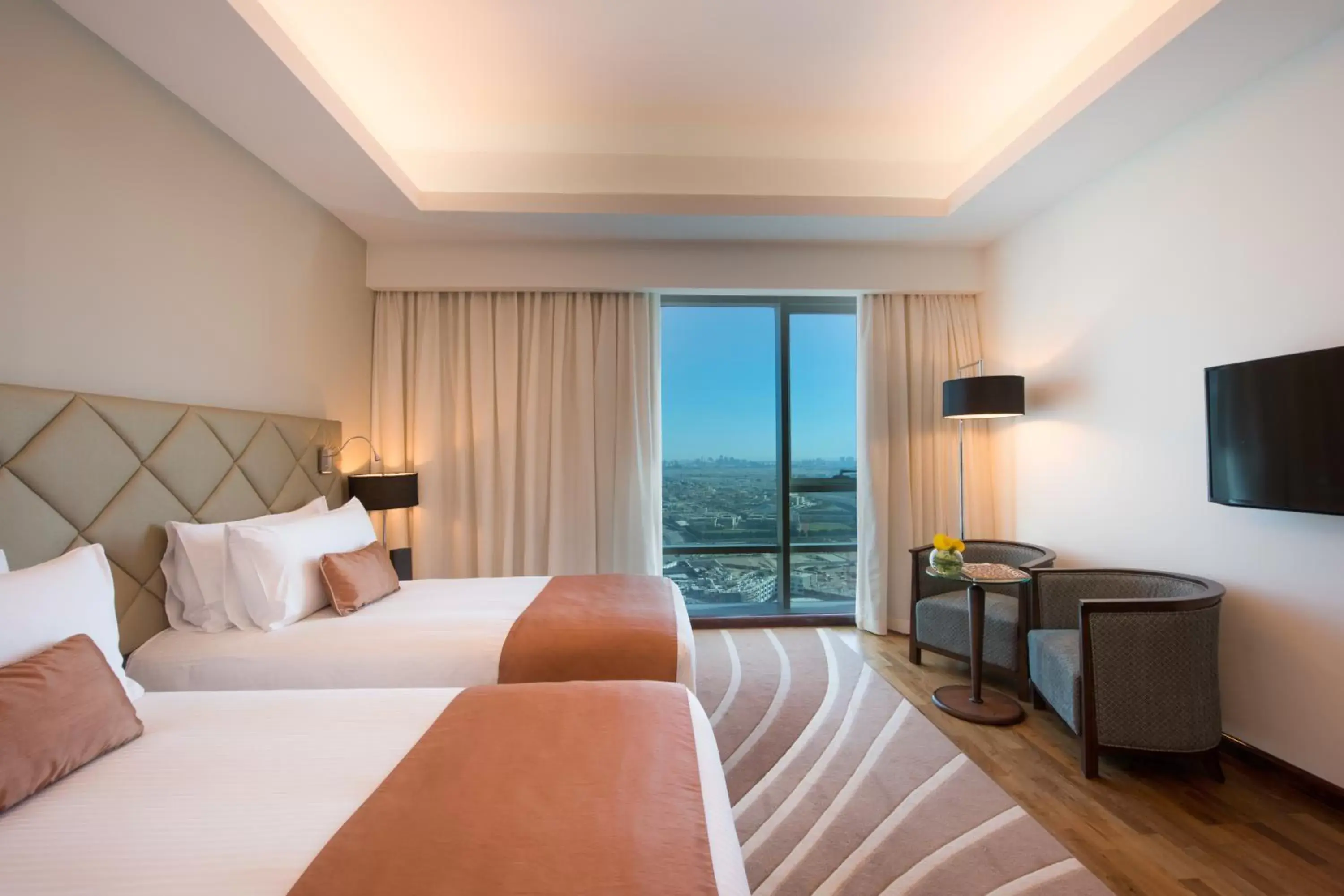 Bedroom in La Suite Dubai Hotel & Apartments
