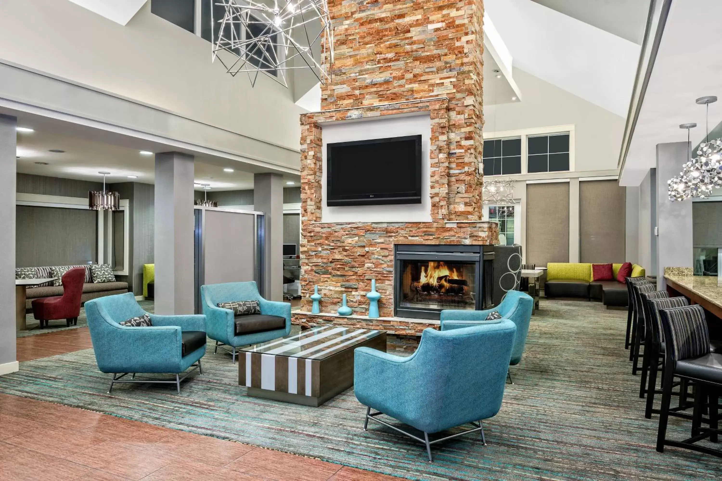 Lobby or reception, Seating Area in Residence Inn by Marriott San Antonio SeaWorld / Lackland