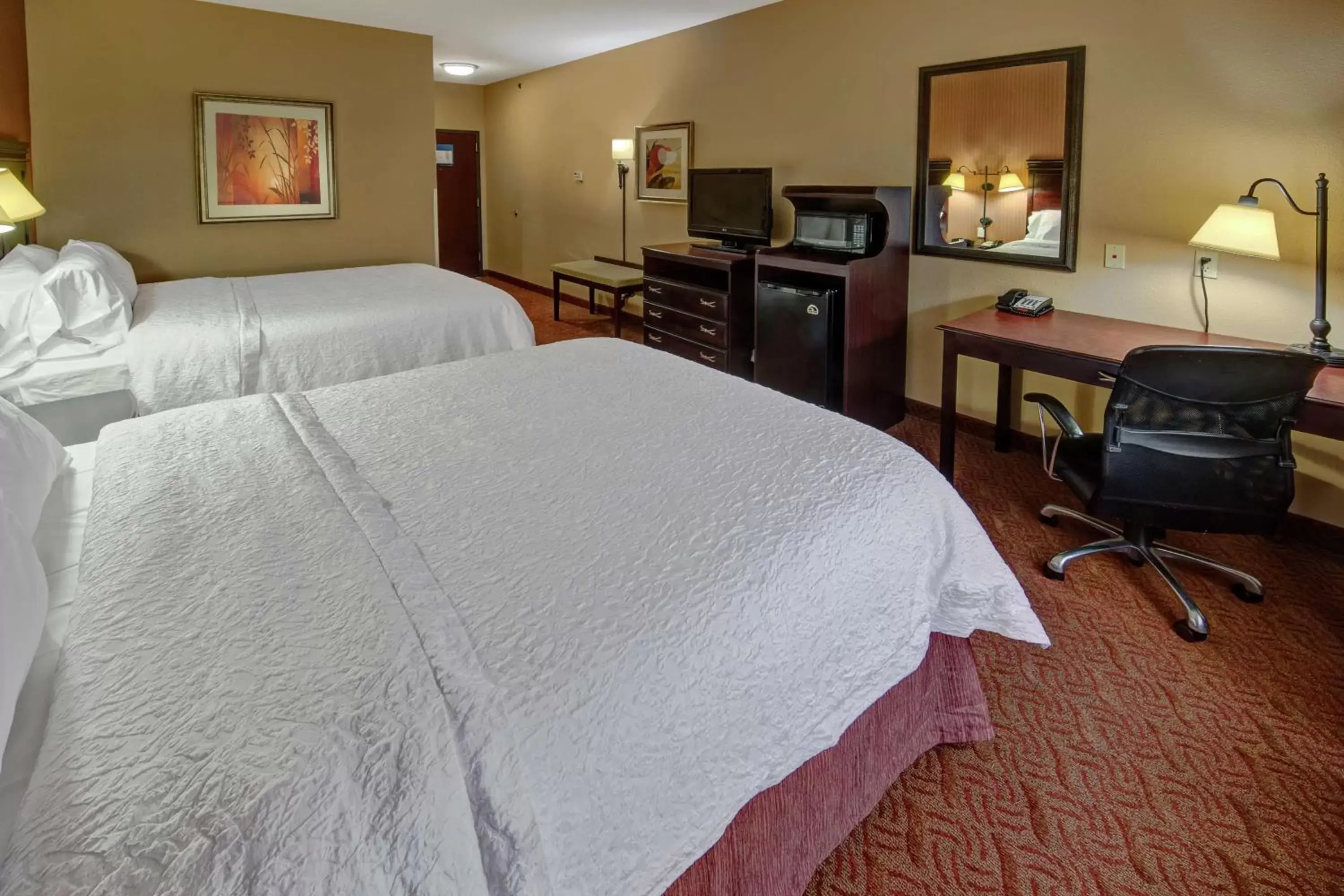 Bedroom, Bed in Hampton Inn & Suites Corsicana Bedroom, Bed in Hampton Inn & Suites Corsicana