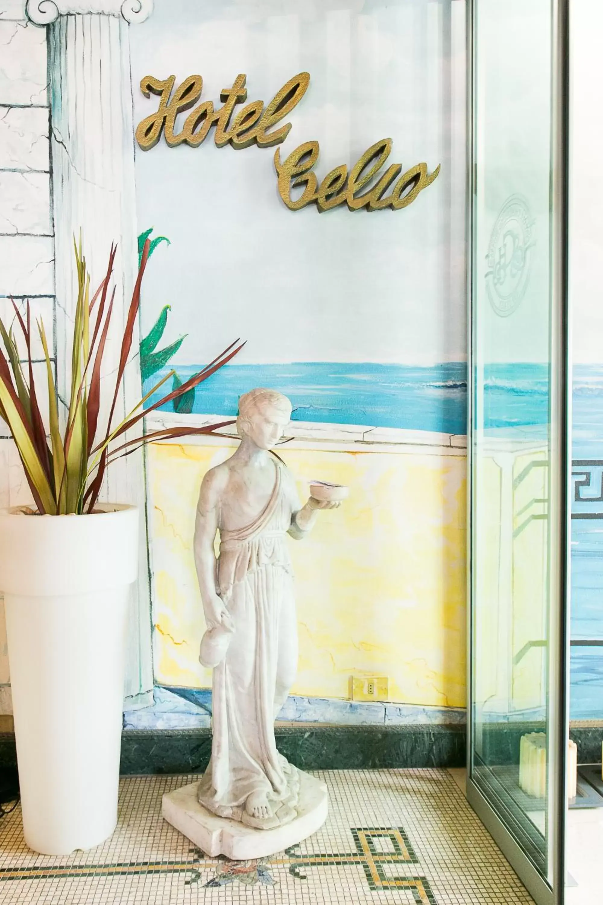 Decorative detail in Hotel Celio