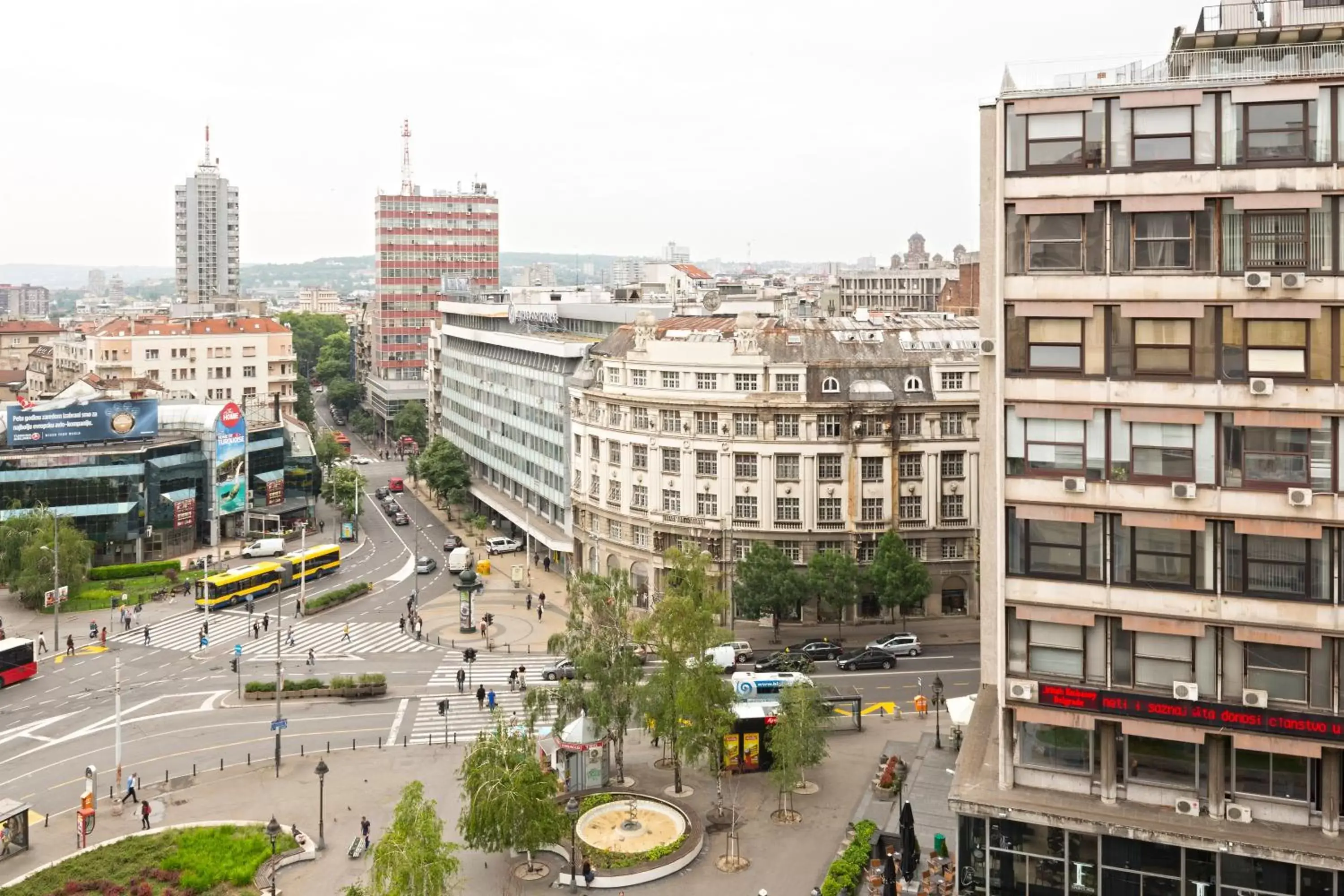 City view in Five Points Square - City Center