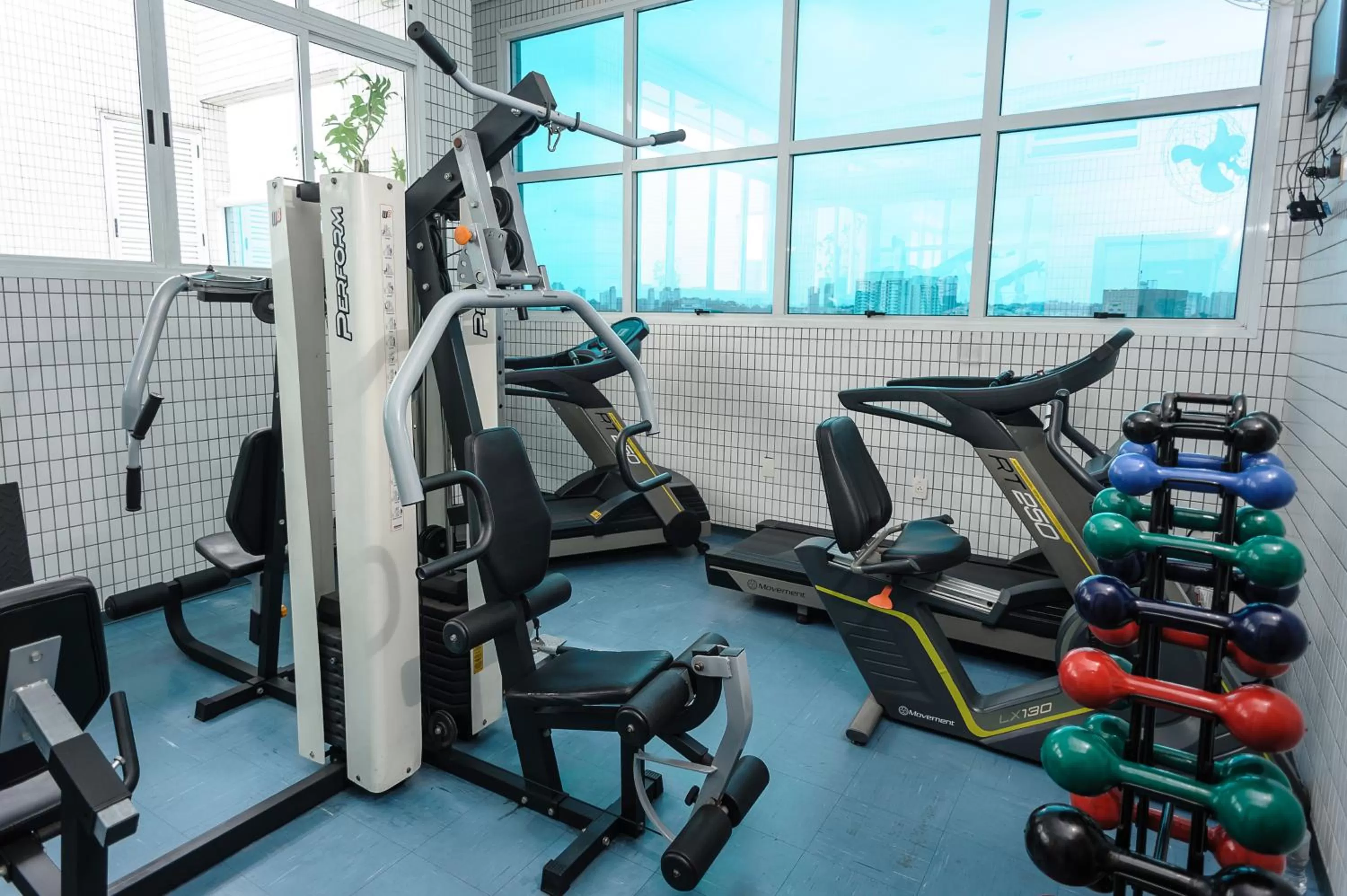 Fitness centre/facilities in Hotel The Premium