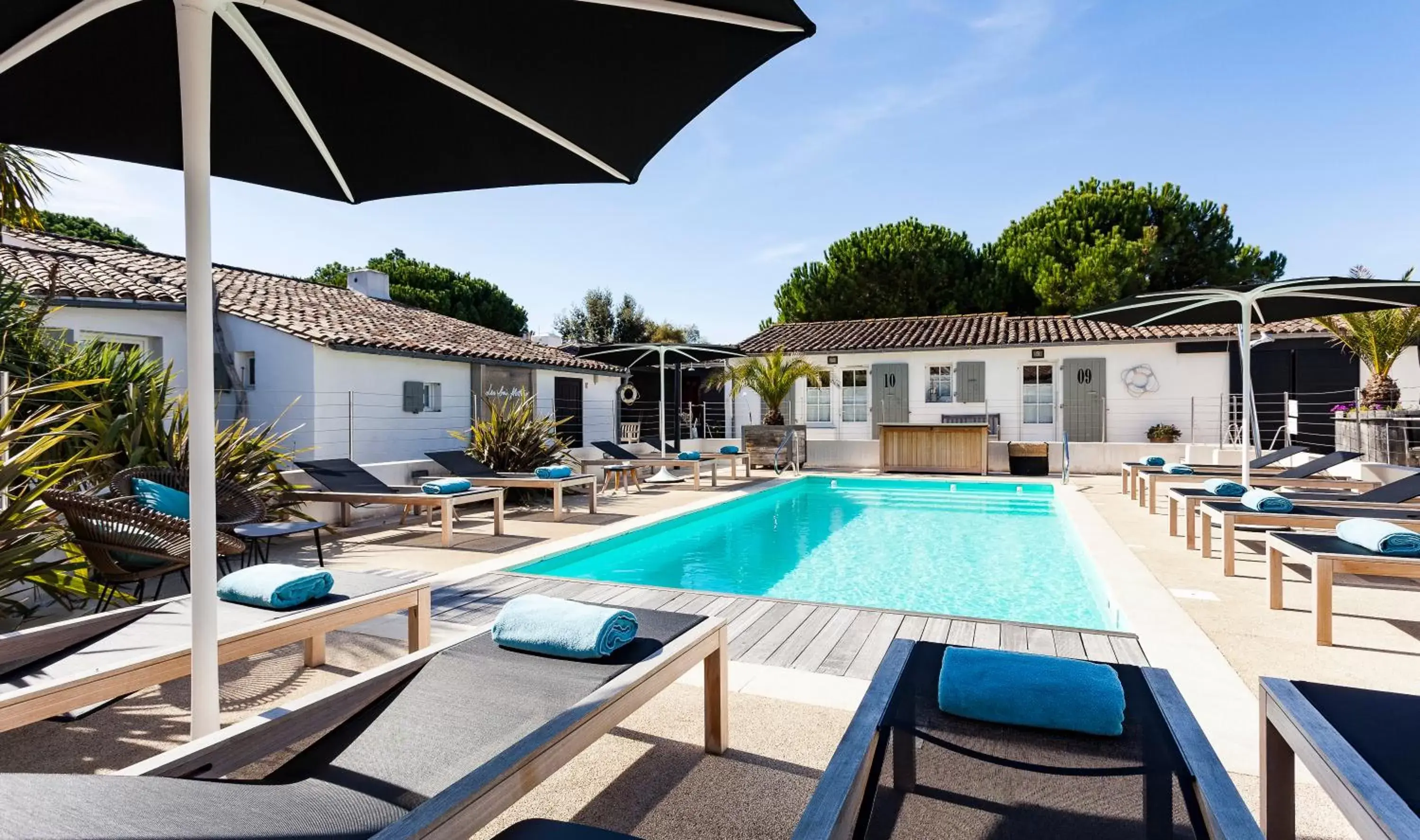 Swimming Pool in Hotel Les Bois Flottais