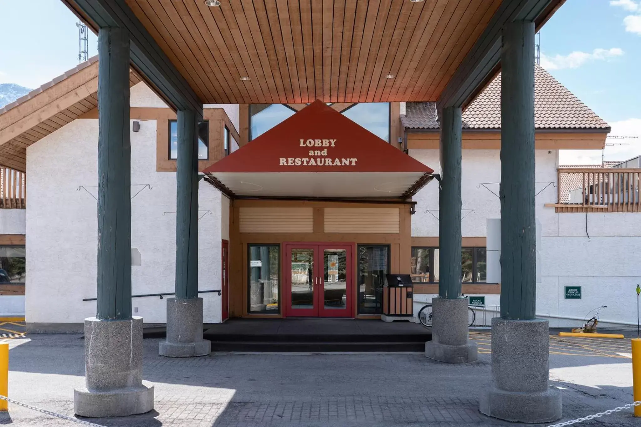 Property building in Banff Rocky Mountain Resort