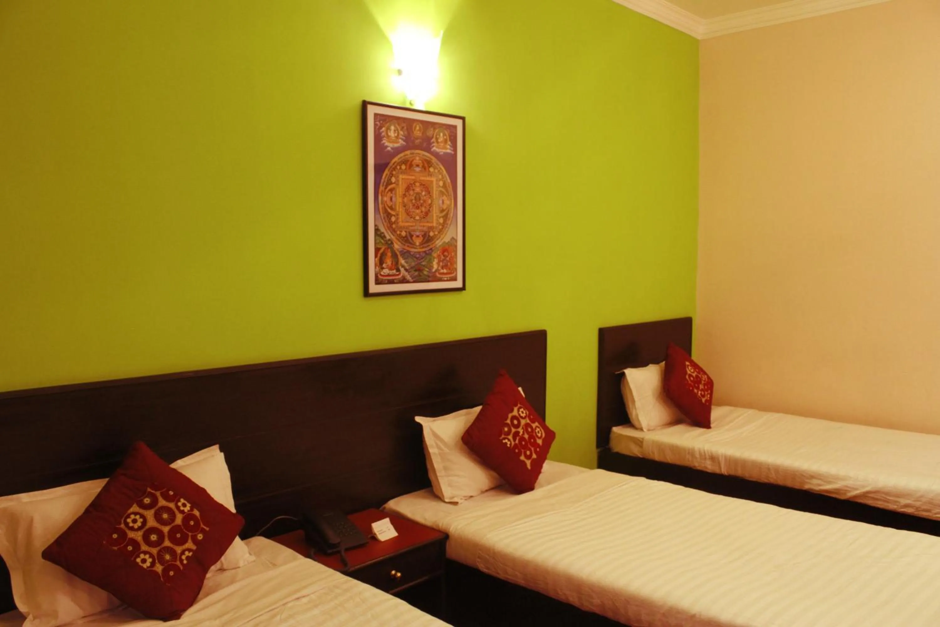 Bed in Cascade Hotel Kathmandu