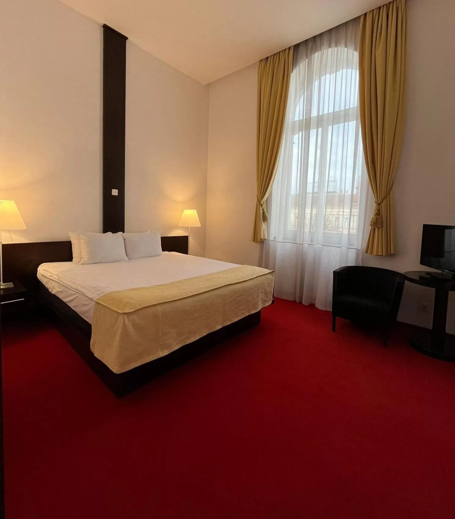 Bed in Hotel Concordia