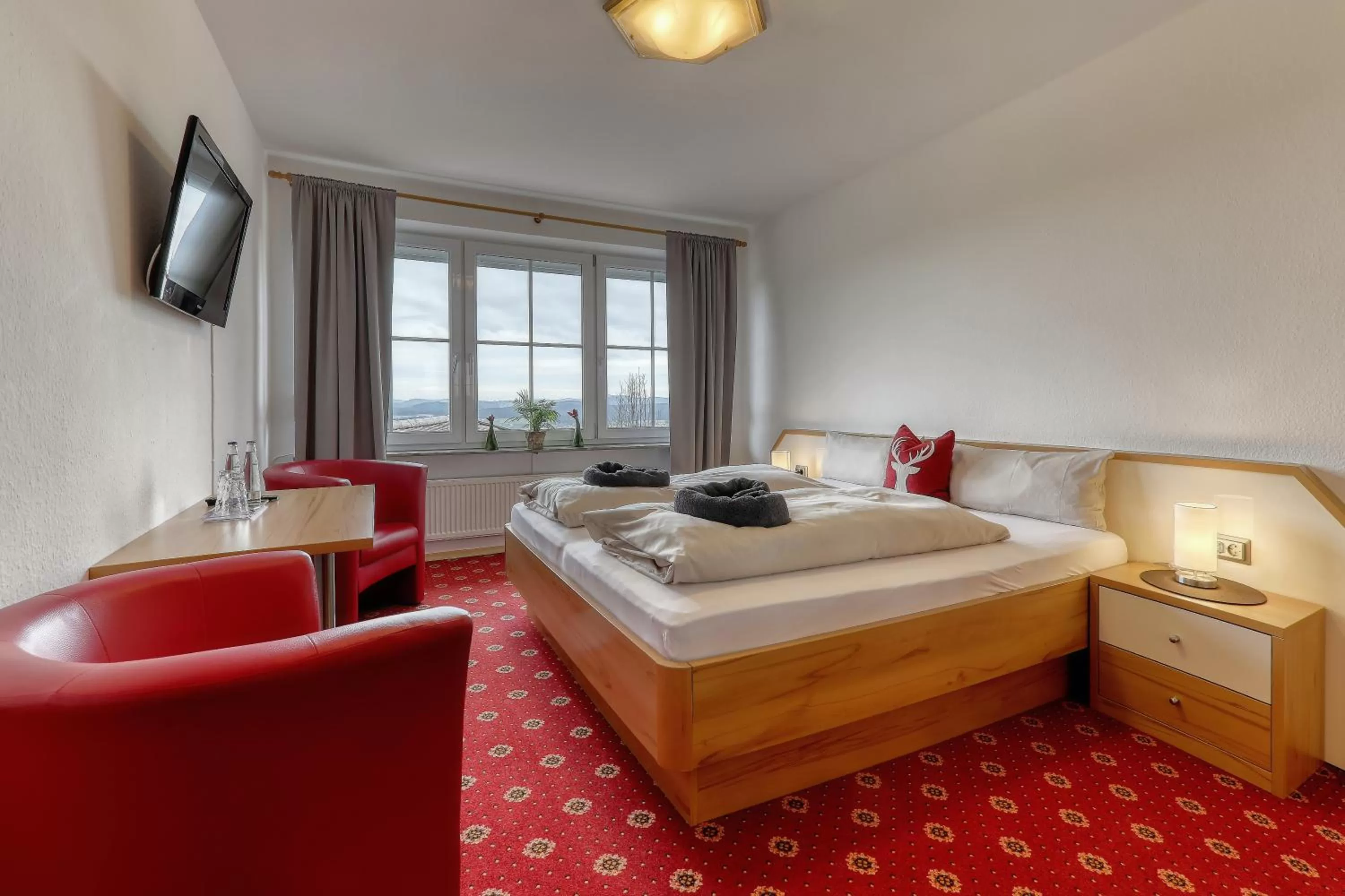 Staff, Bed in Hotel "Haus am Berg"