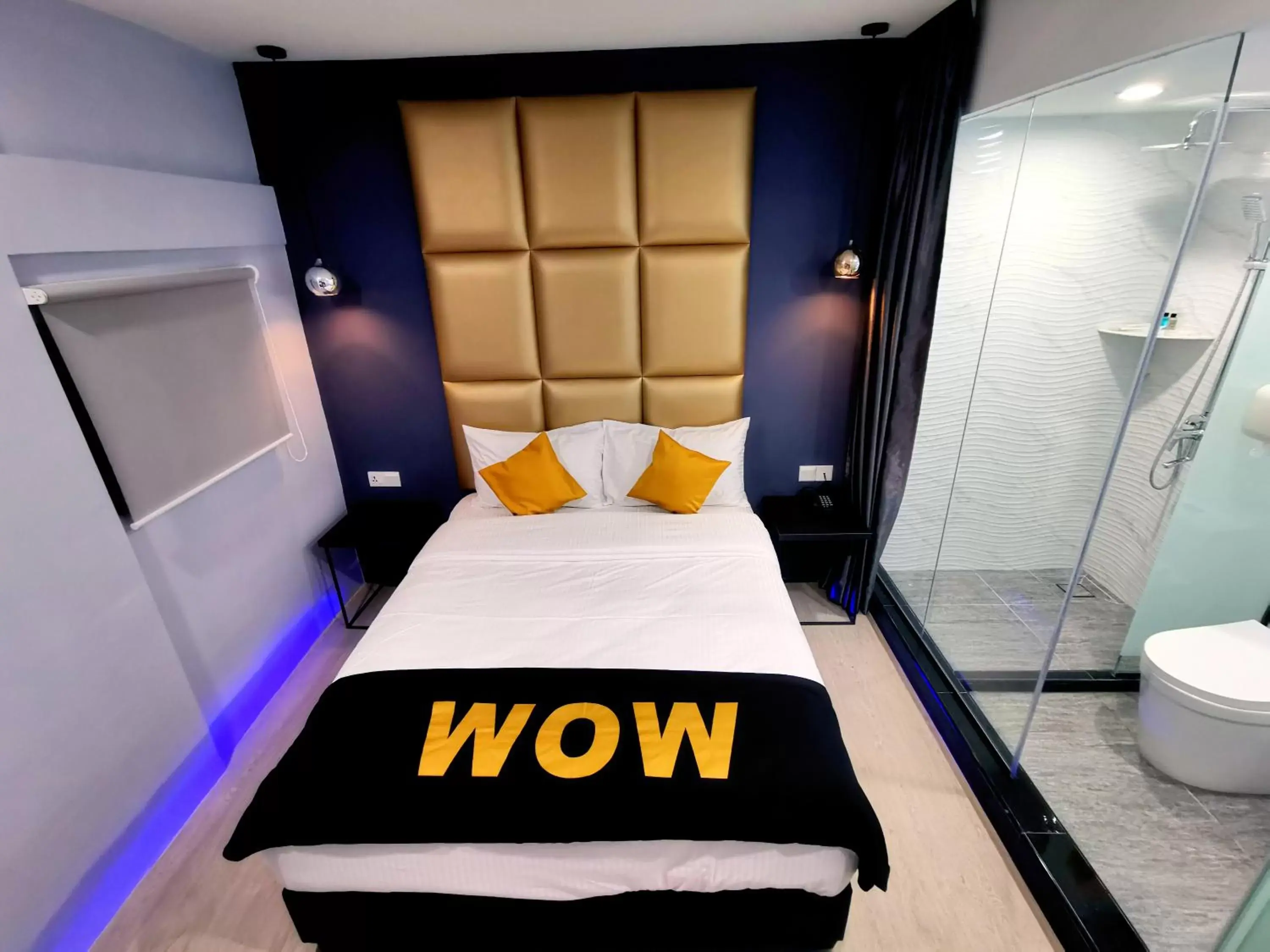Bed in WOW Hotel Penang
