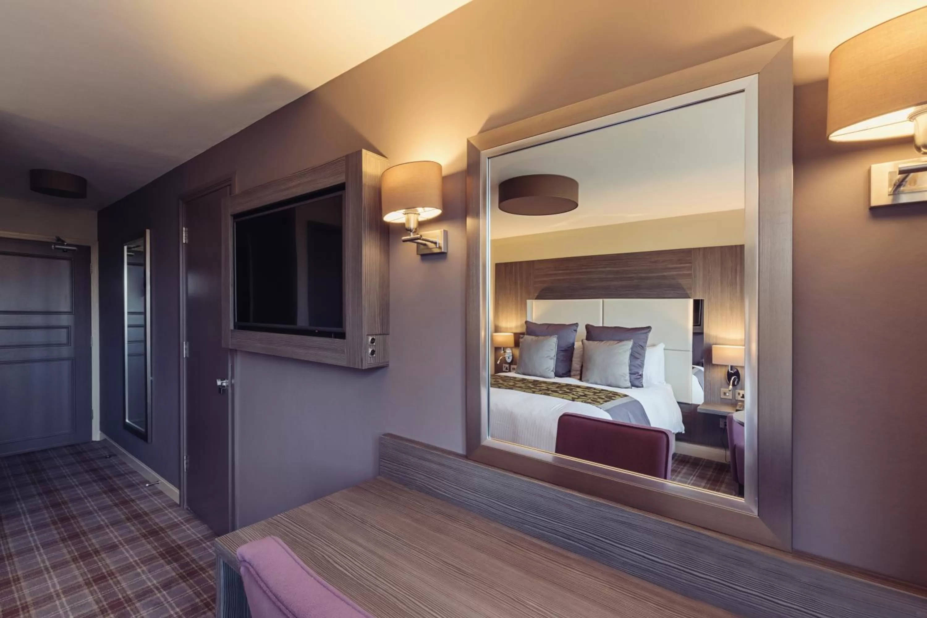 Bed in Abbey House Hotel