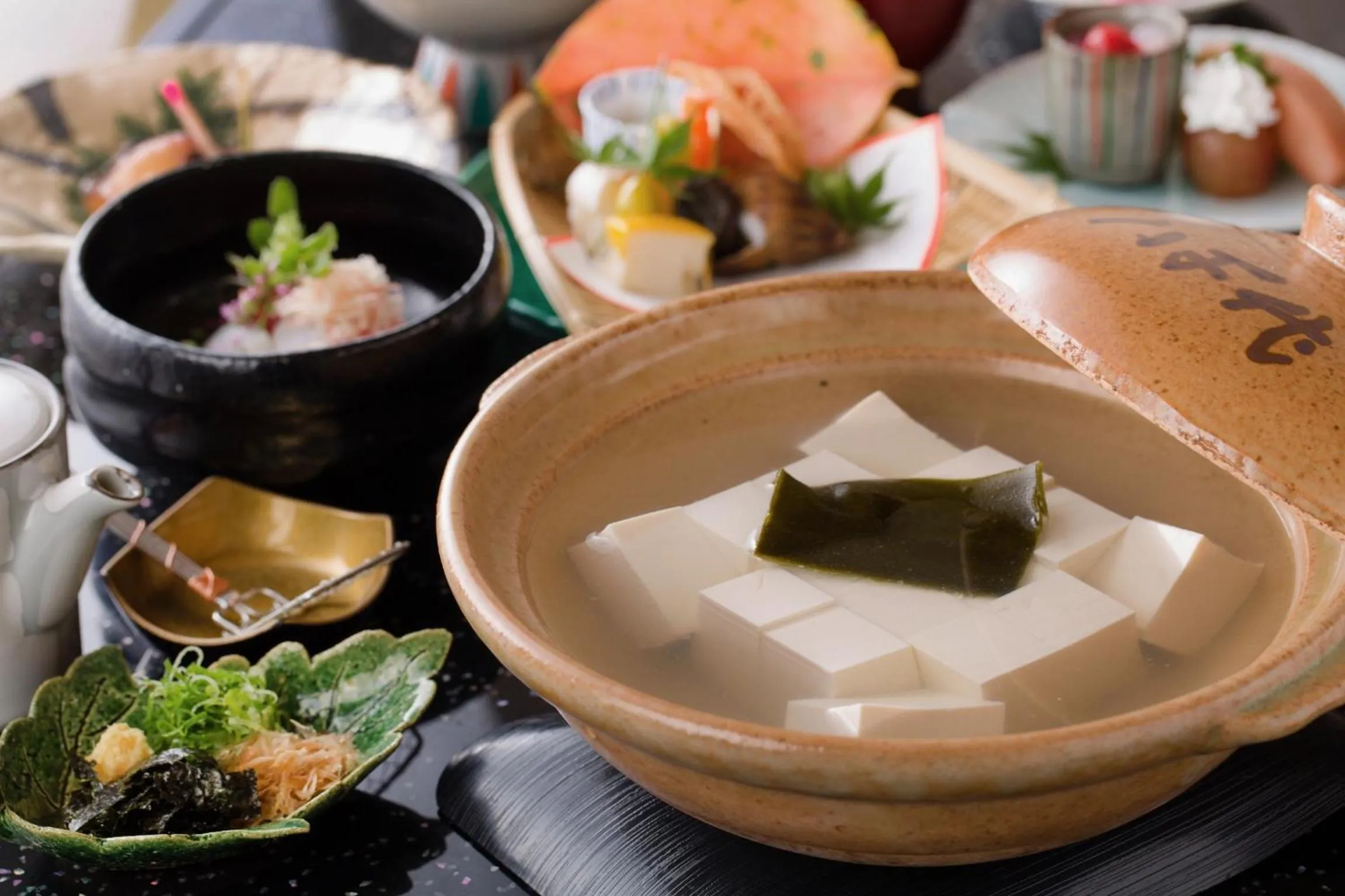 Food and drinks in Kyoto Nanzenji Ryokan Yachiyo Established in 1915
