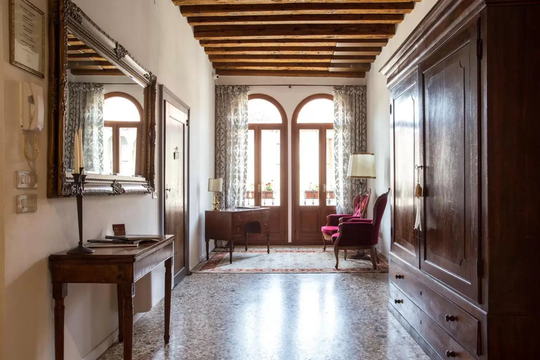 Living room in Ca' Santo Spirito B&B