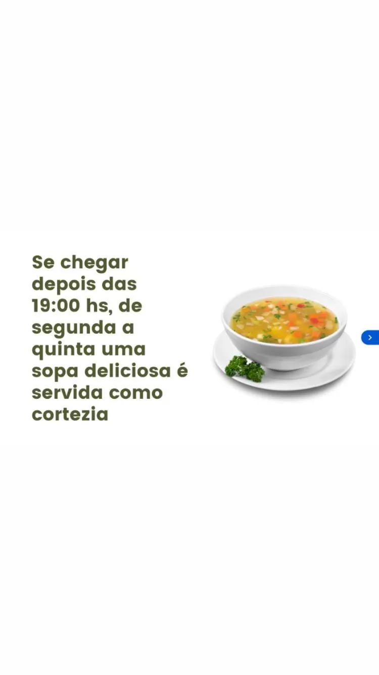 Meals in Hotel Nosso Bosque