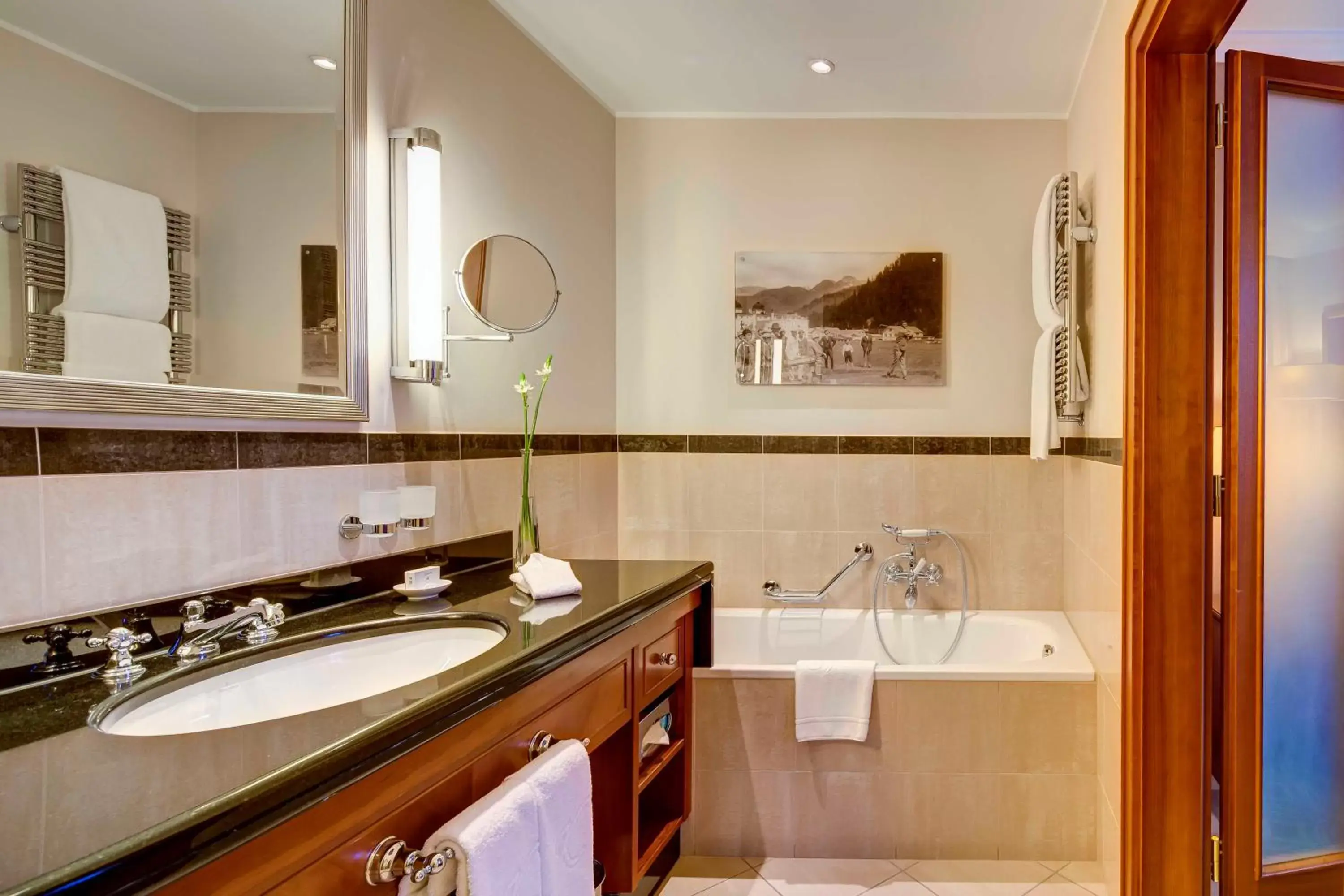 Bathroom in Grand Hotel des Bains Kempinski
