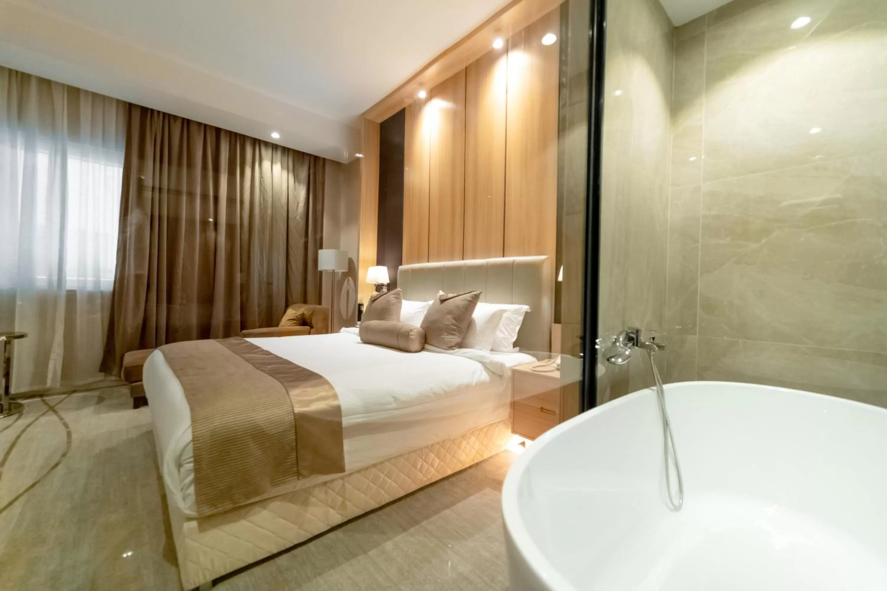 Photo of the whole room, Bed in Hotel Diamond Prishtina