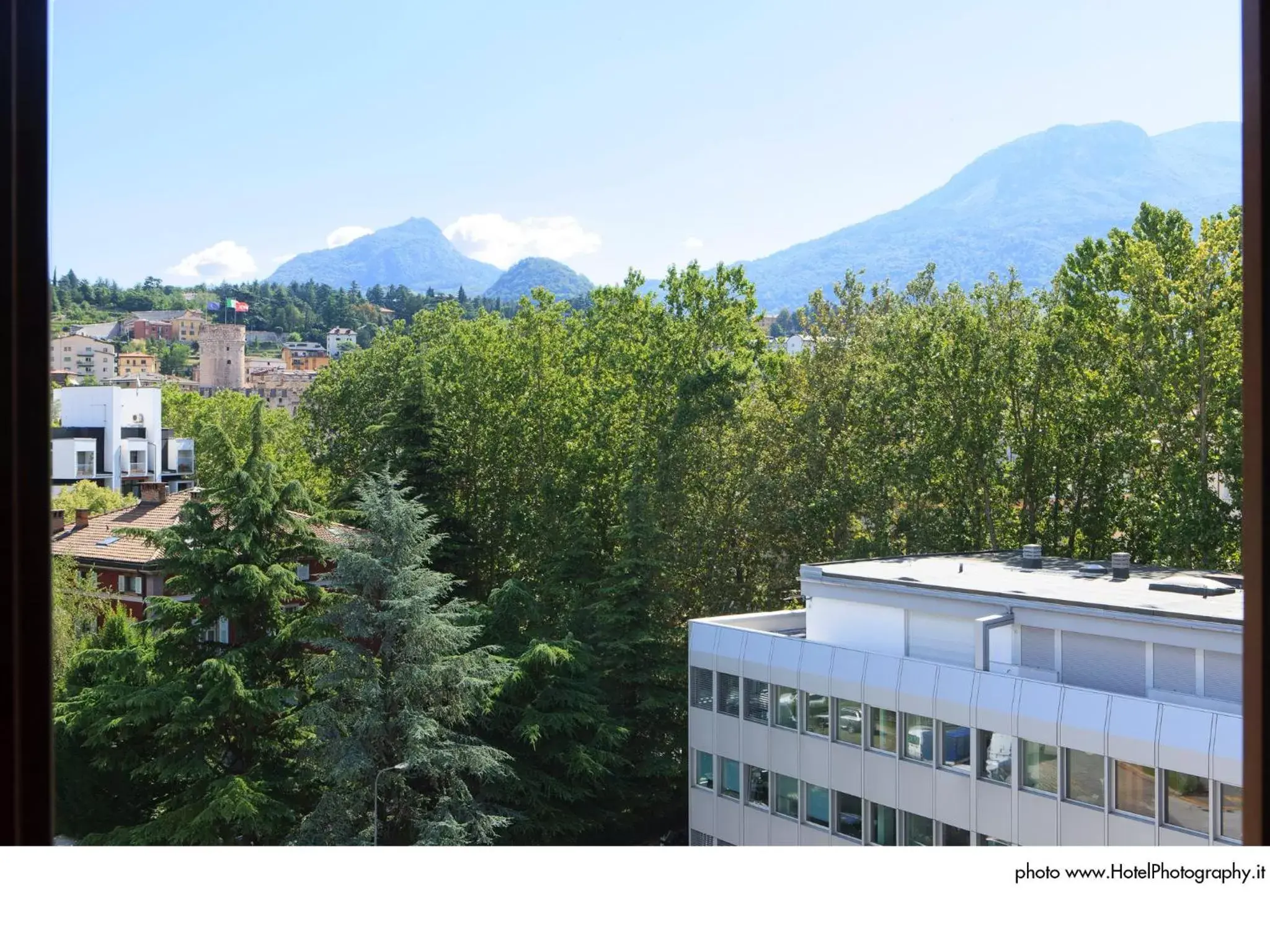 View (from property/room), Mountain View in Grand Hotel Trento