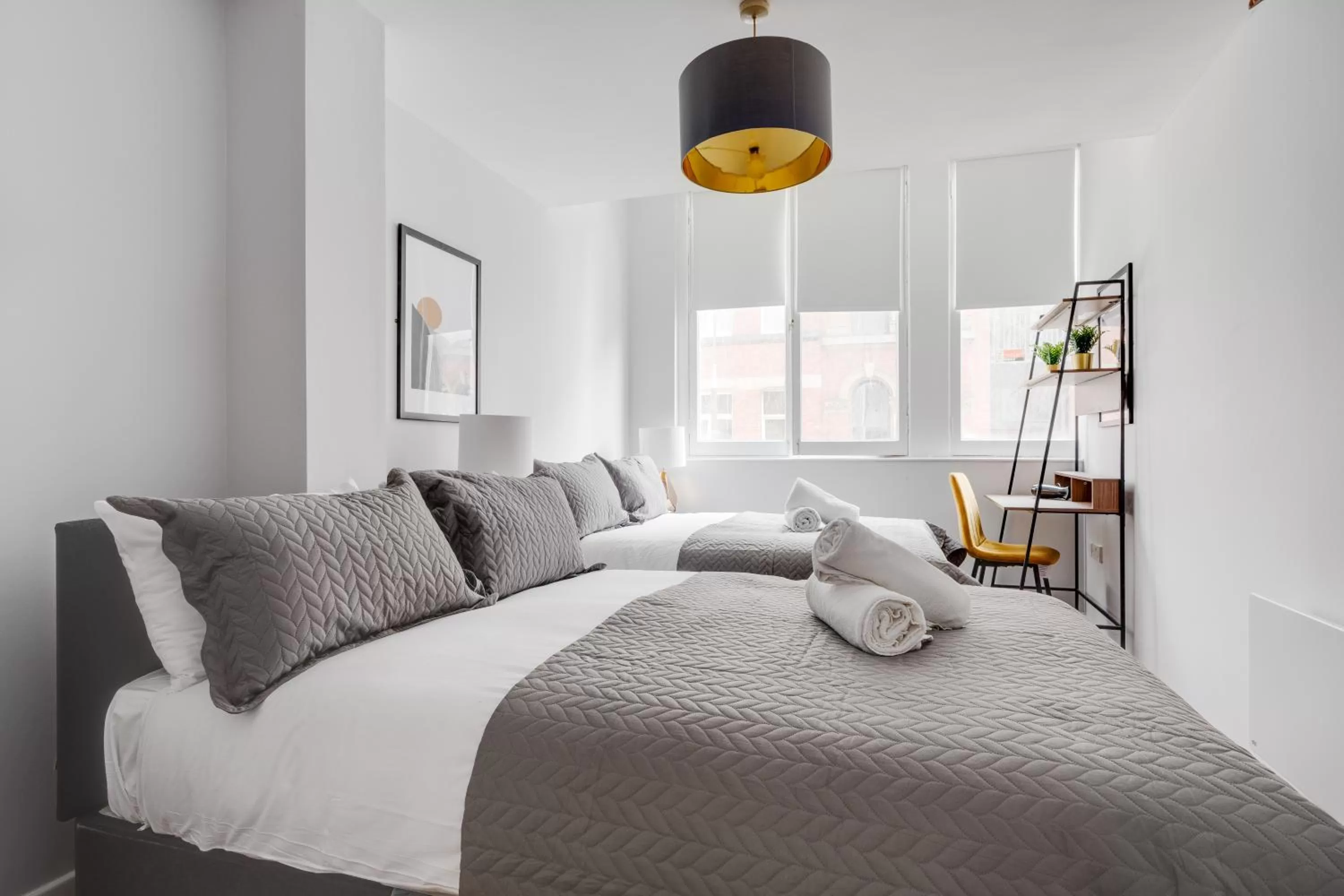 Bedroom, Bed in Stanley St Suites By GuestFirst