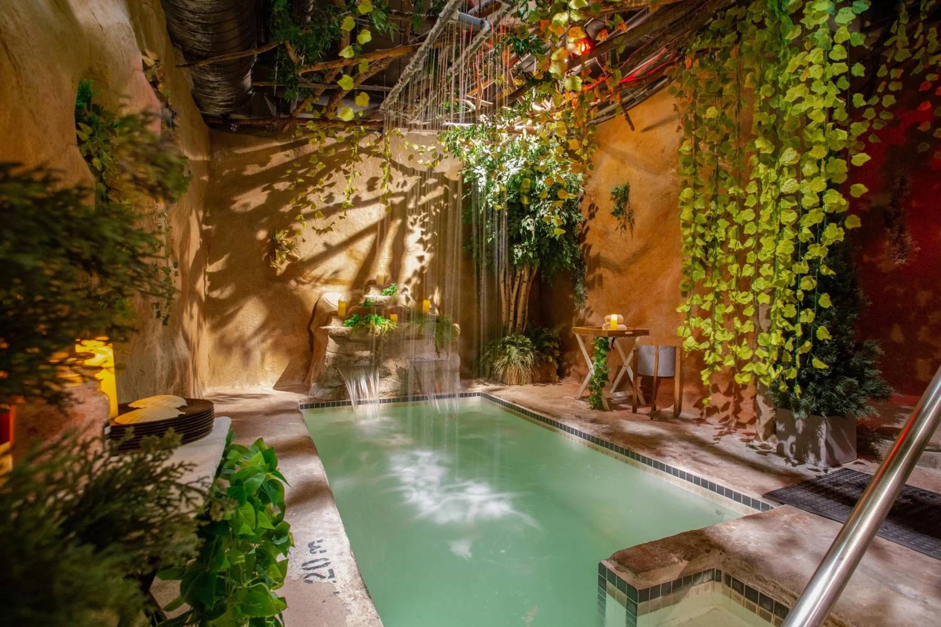 Hot Spring Bath in Living Water Resort & Spa