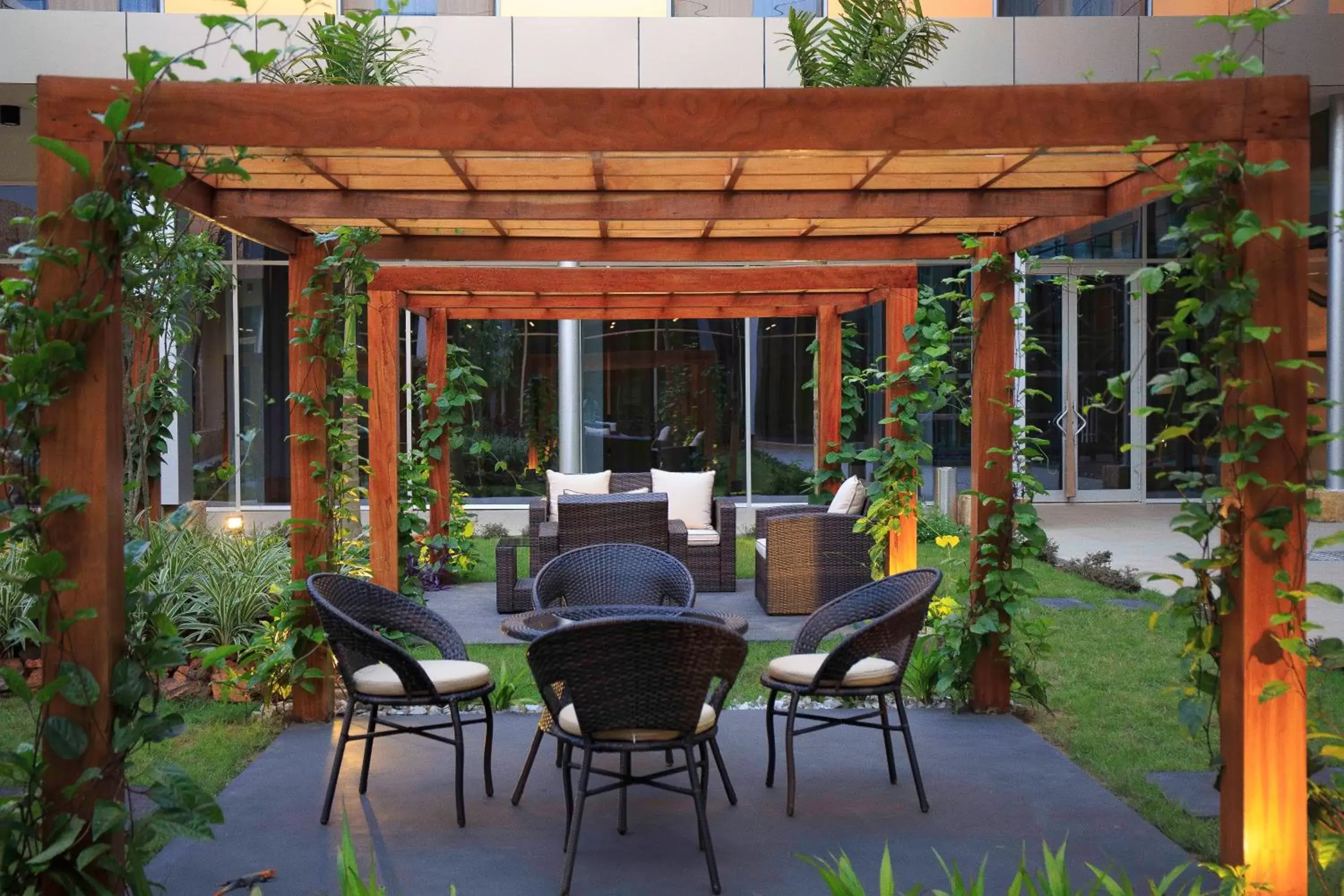 Patio in Radisson Blu Hotel, Abidjan Airport