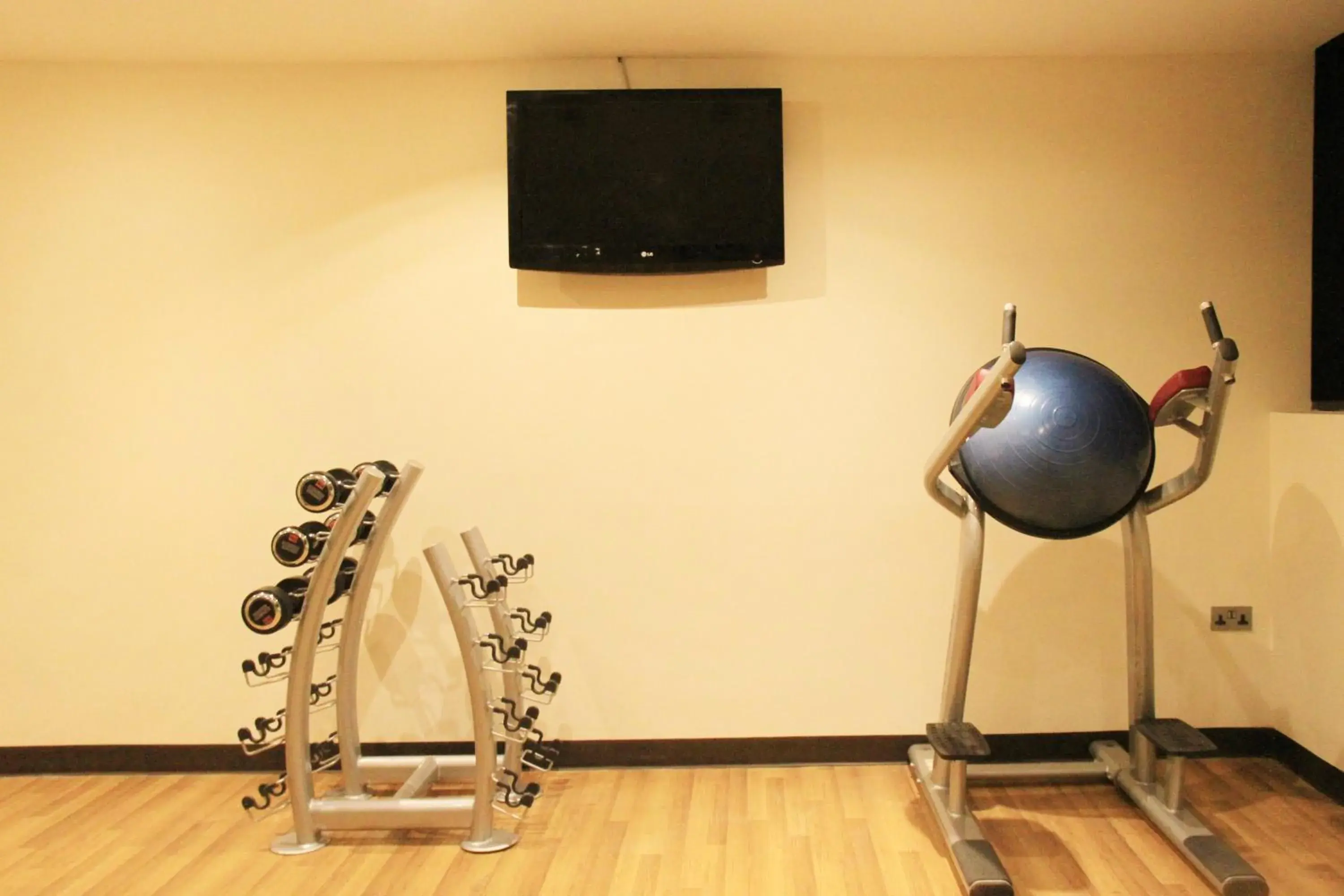 Fitness centre/facilities, TV/Entertainment Center in The leela Hotel