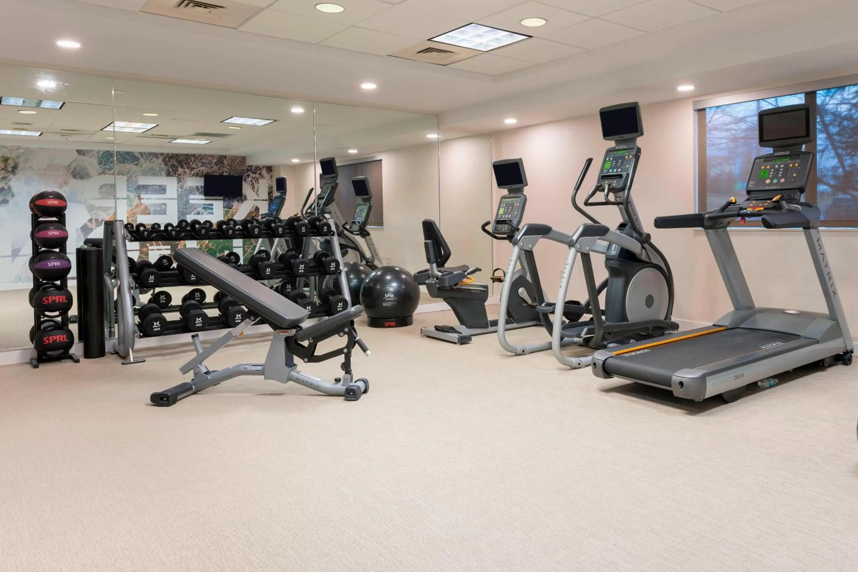 Fitness centre/facilities in SpringHill Suites Grand Rapids North