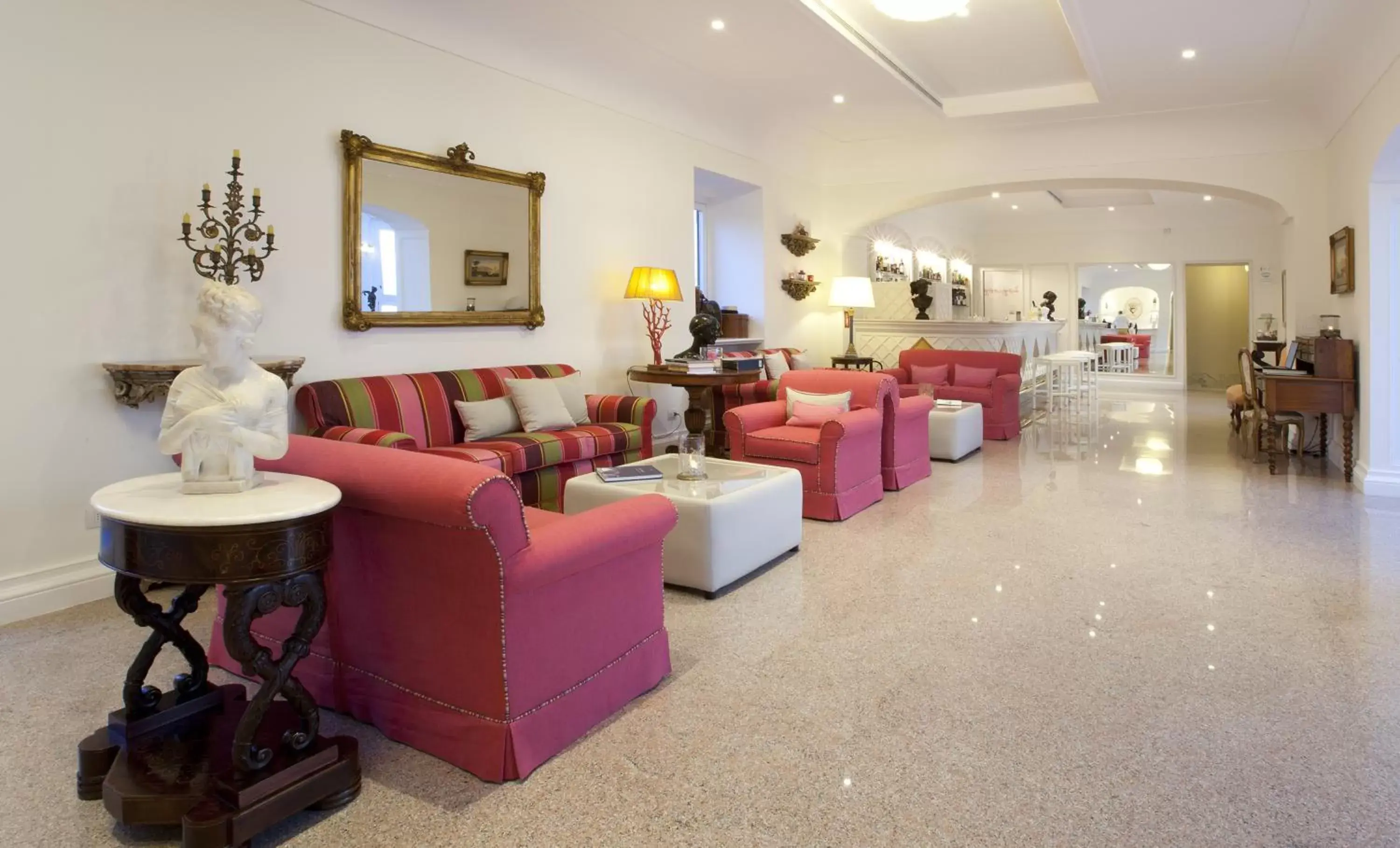 Lobby or reception in Hotel Corallo Sorrento