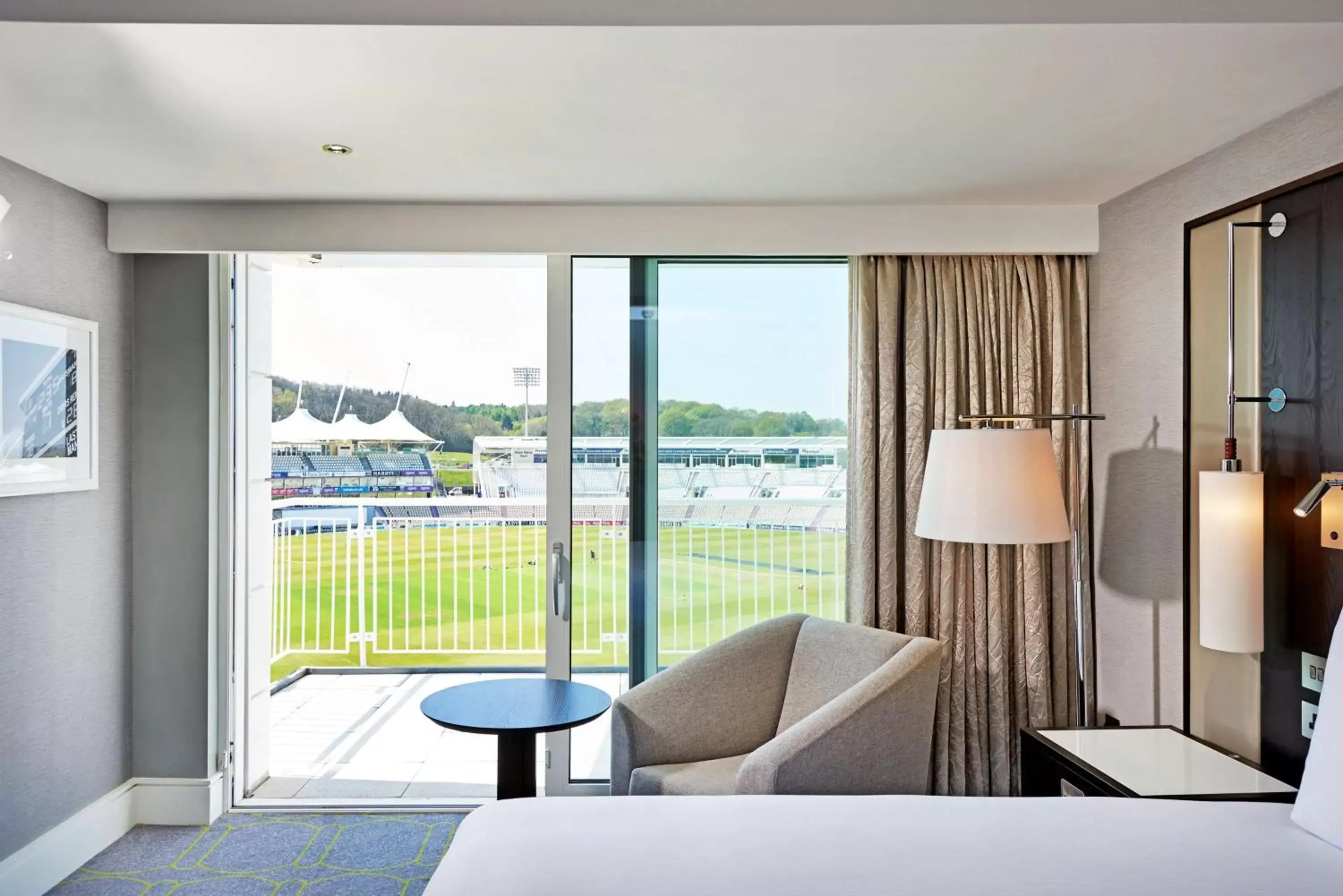 Bed in Hilton at the Ageas Bowl, Southampton