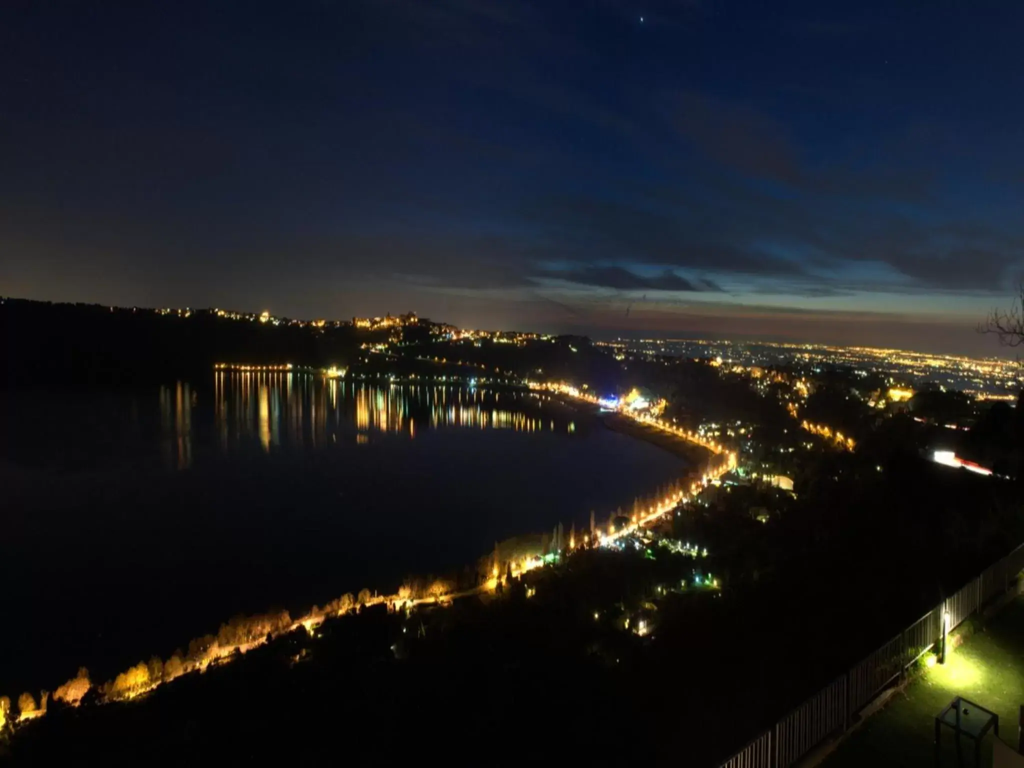 Night, Bird's-eye View in La Locanda Del Pontefice - Luxury Country House